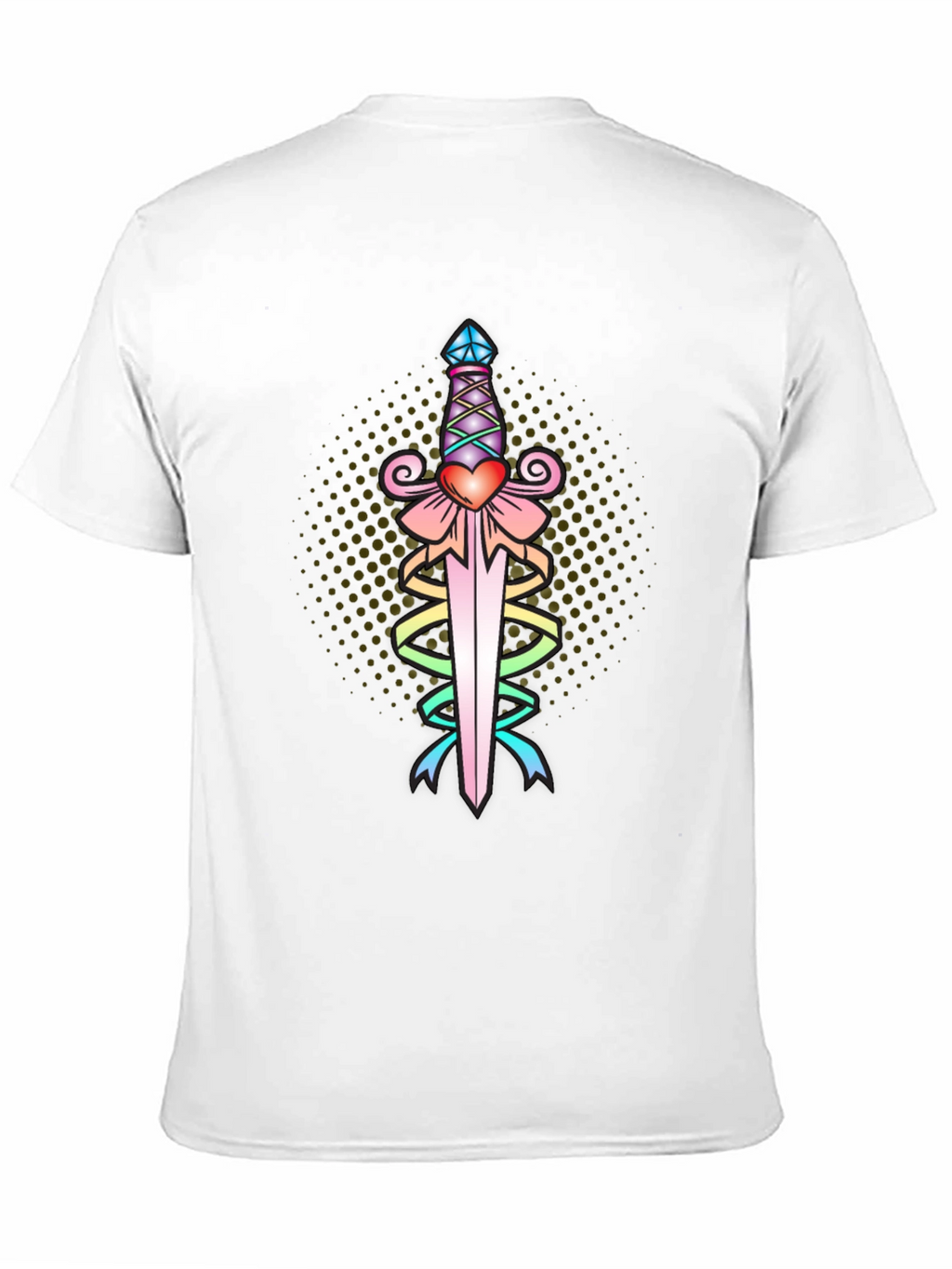 Heart Dagger Tee - Black Graphic T-Shirt