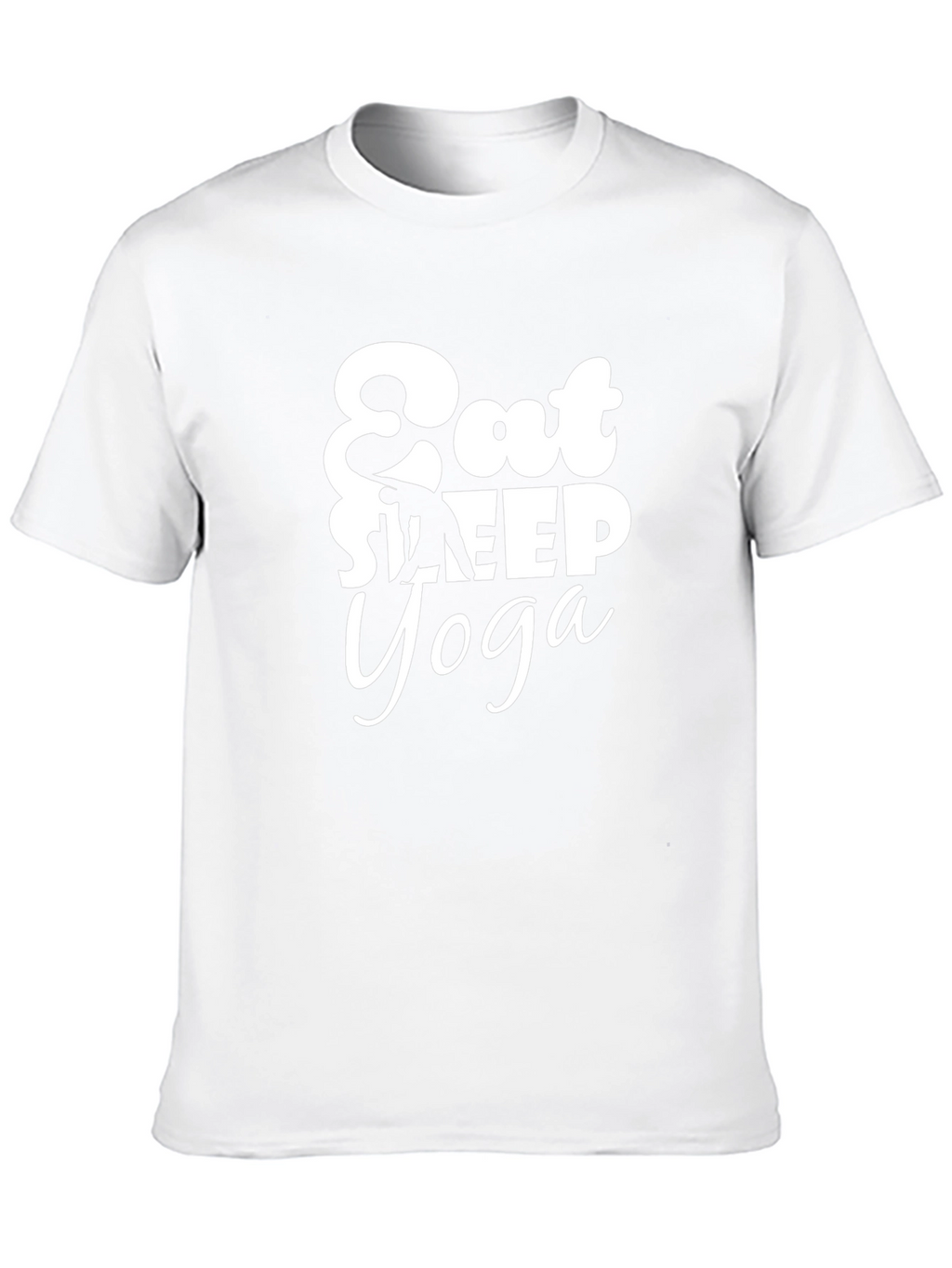 Eat Sleep Yoga Black Tee