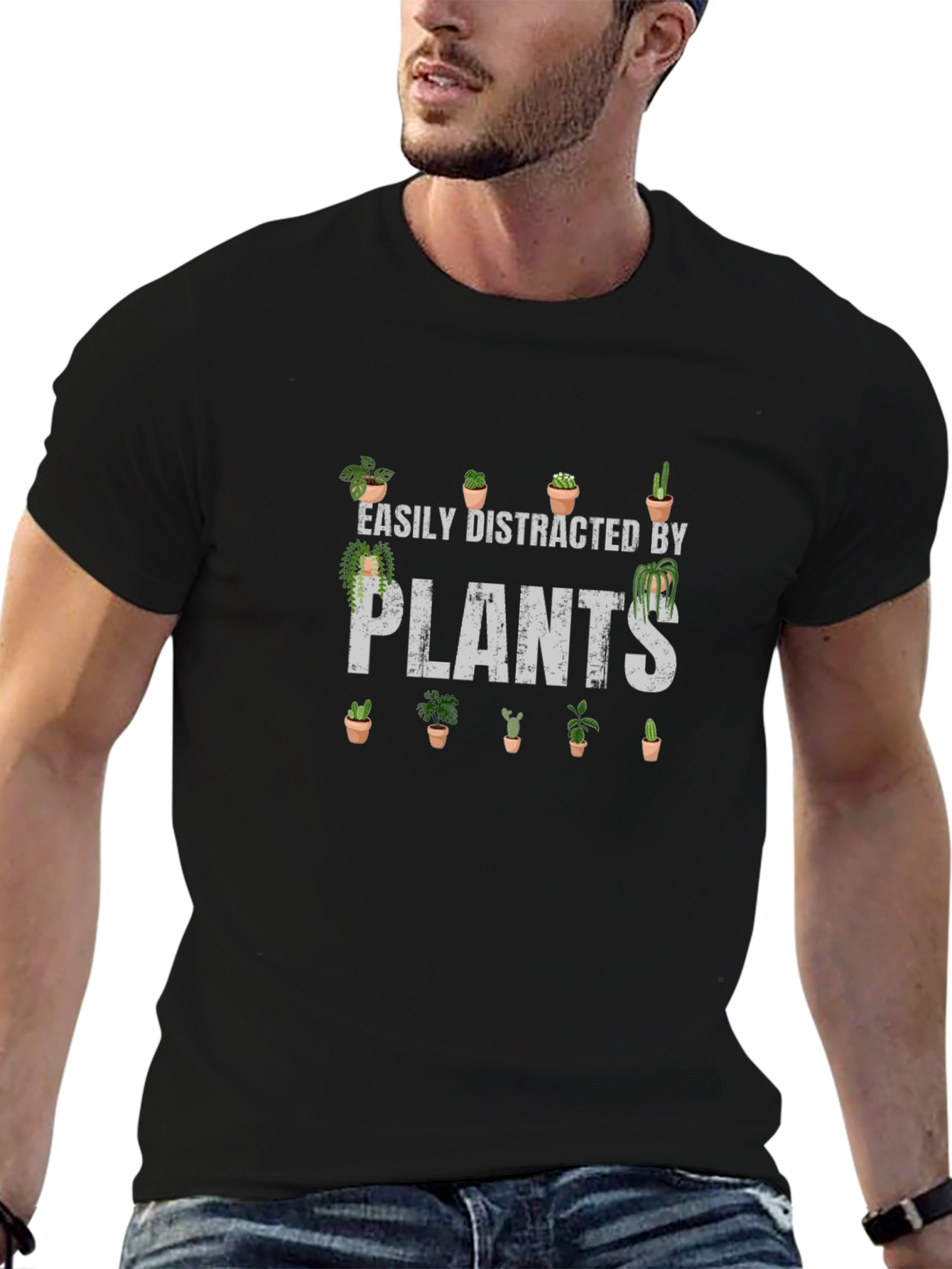 Easily Distracted by Plants Graphic Tee