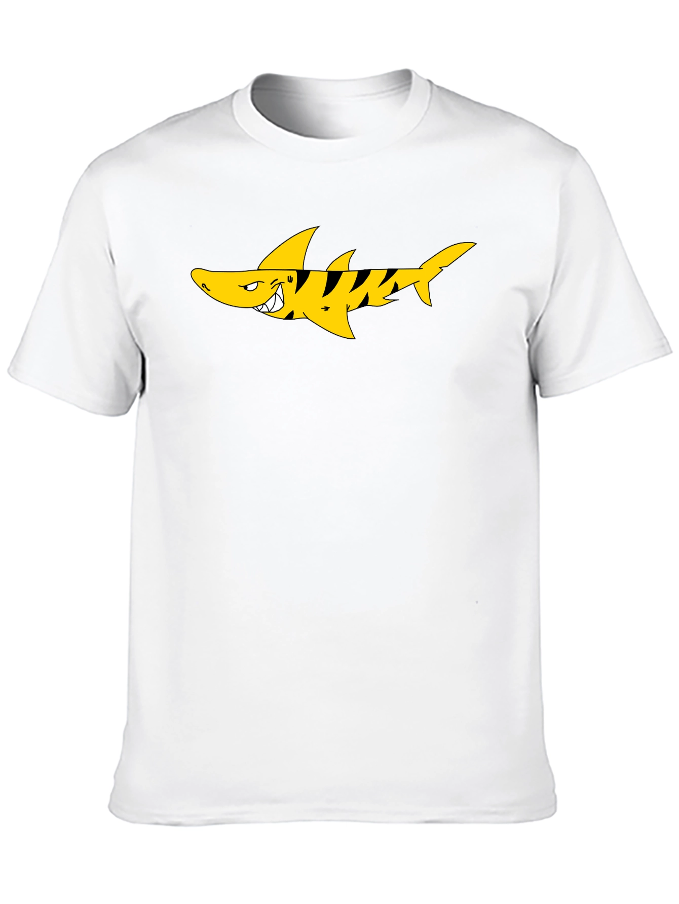 Shark Graphic Black T-Shirt - Bold & Edgy Design