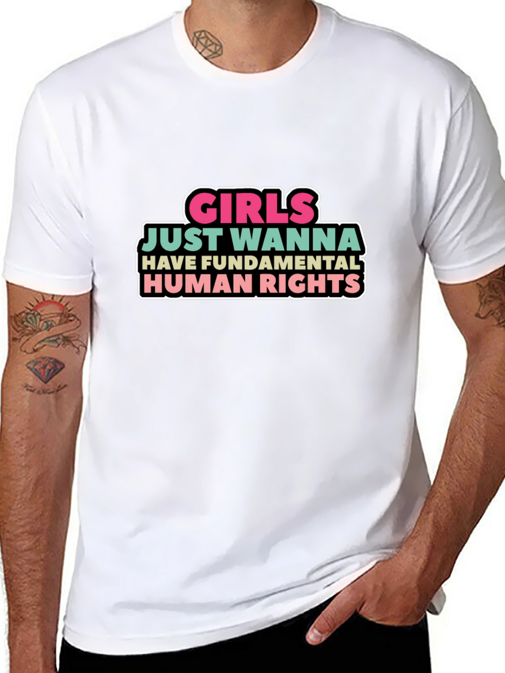 Girls Just Wanna Have Fundamental Human Rights T-Shirt