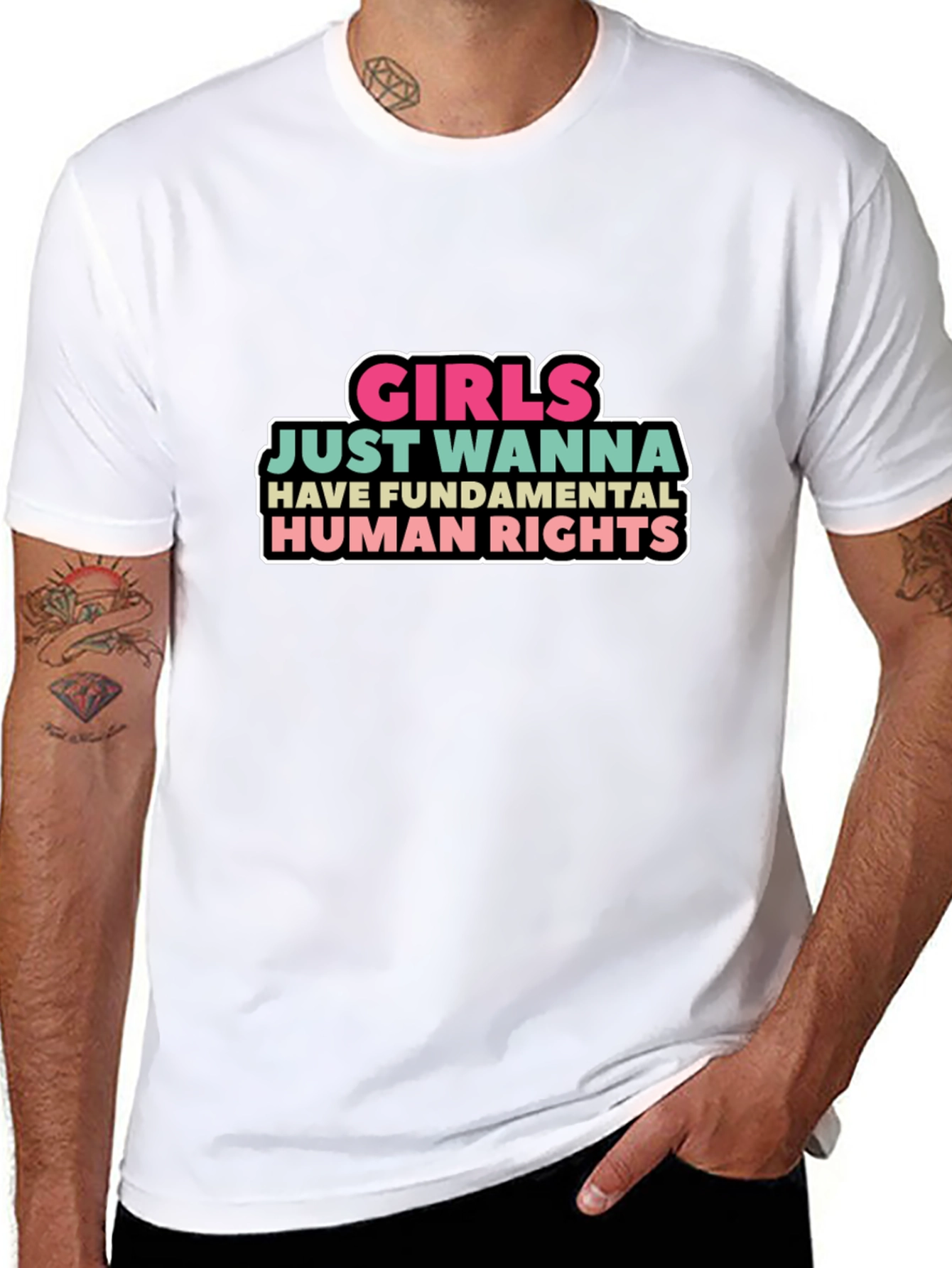 Girls Just Wanna Have Fundamental Human Rights T-Shirt