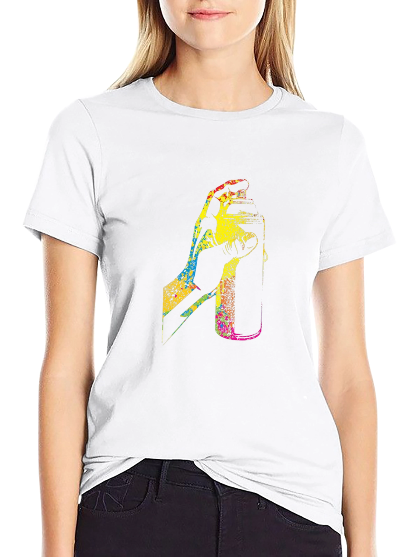 Spray Paint Hand Graphic Tee
