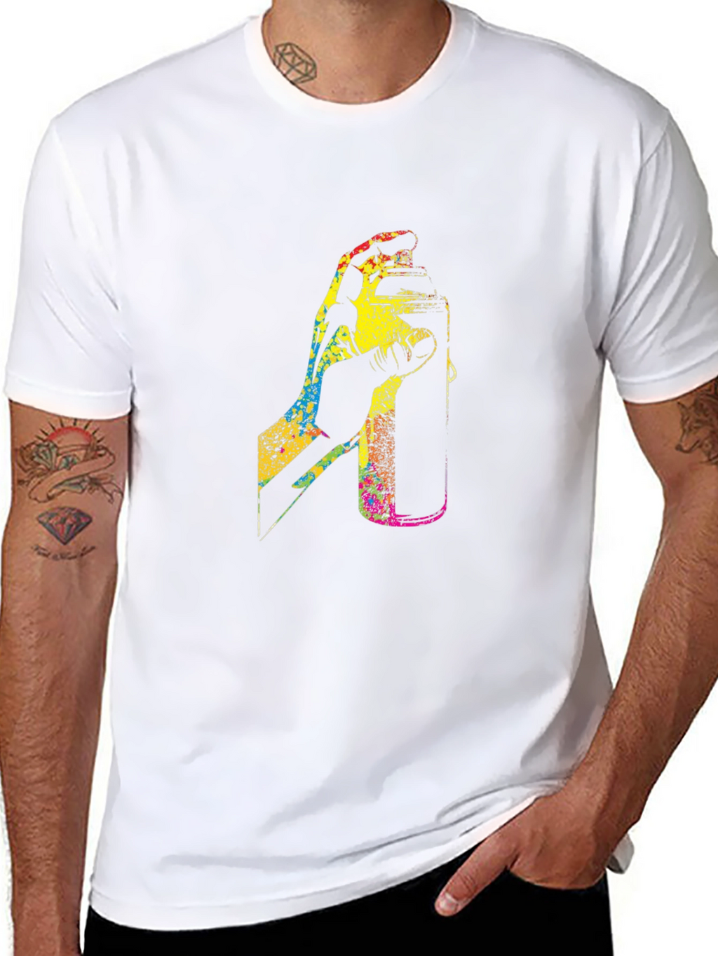 Spray Paint Hand Graphic Tee