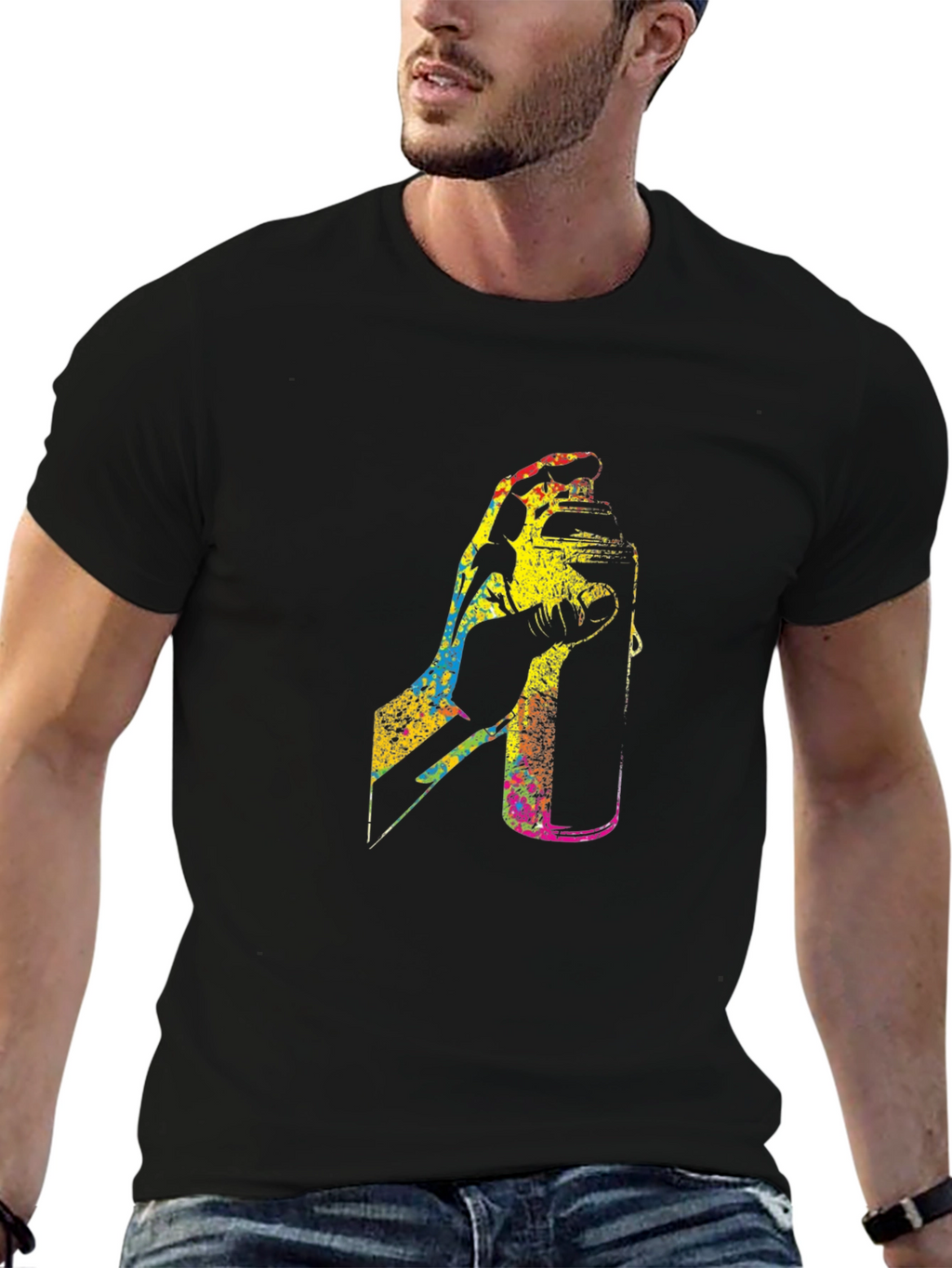 Spray Paint Hand Graphic Tee