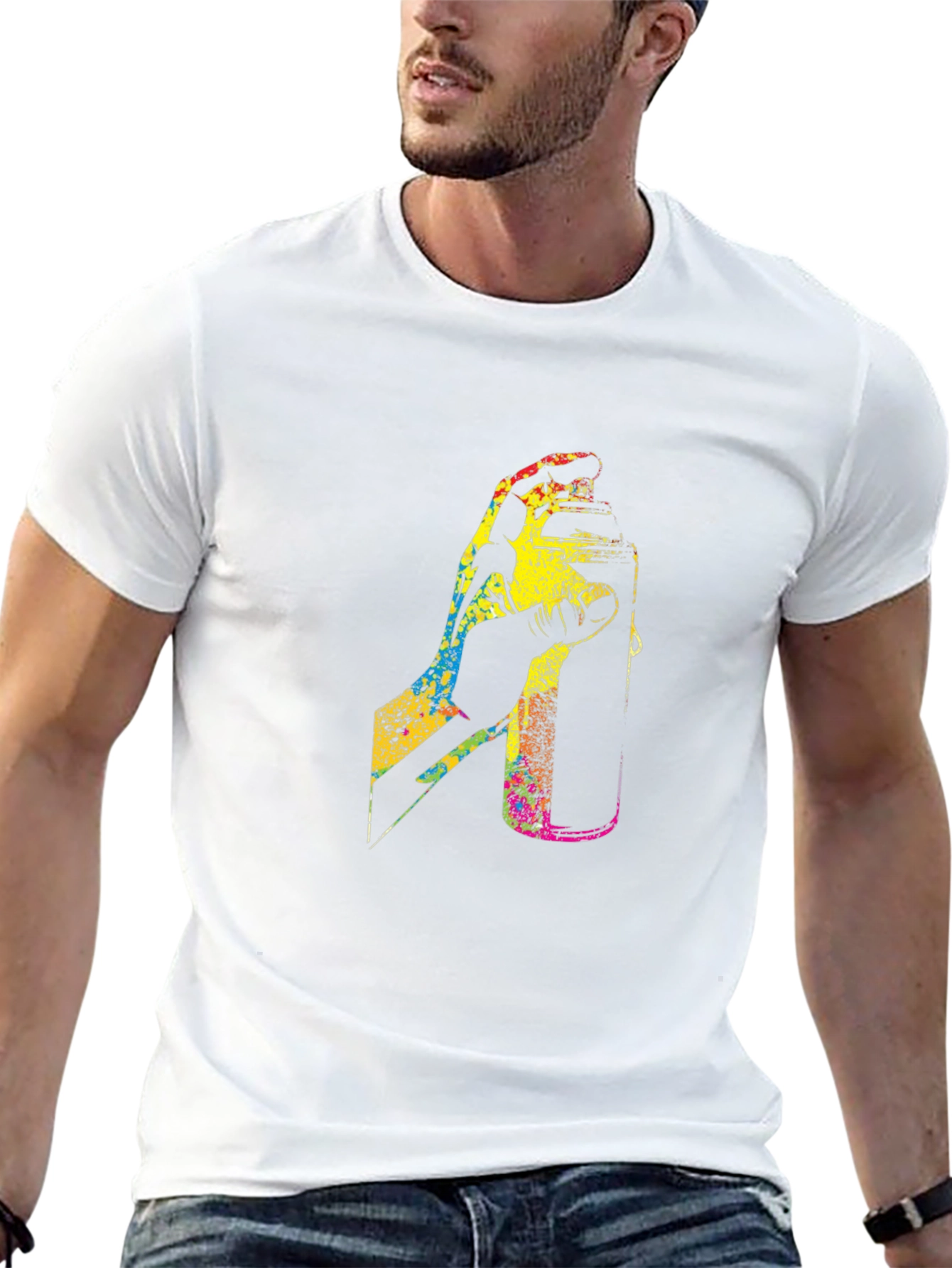 Spray Paint Hand Graphic Tee