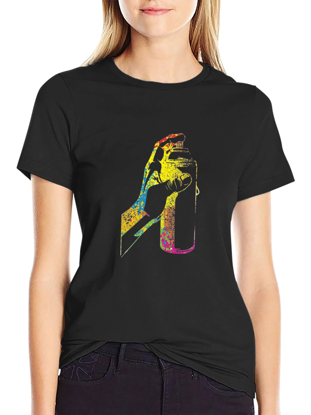 Spray Paint Hand Graphic Tee