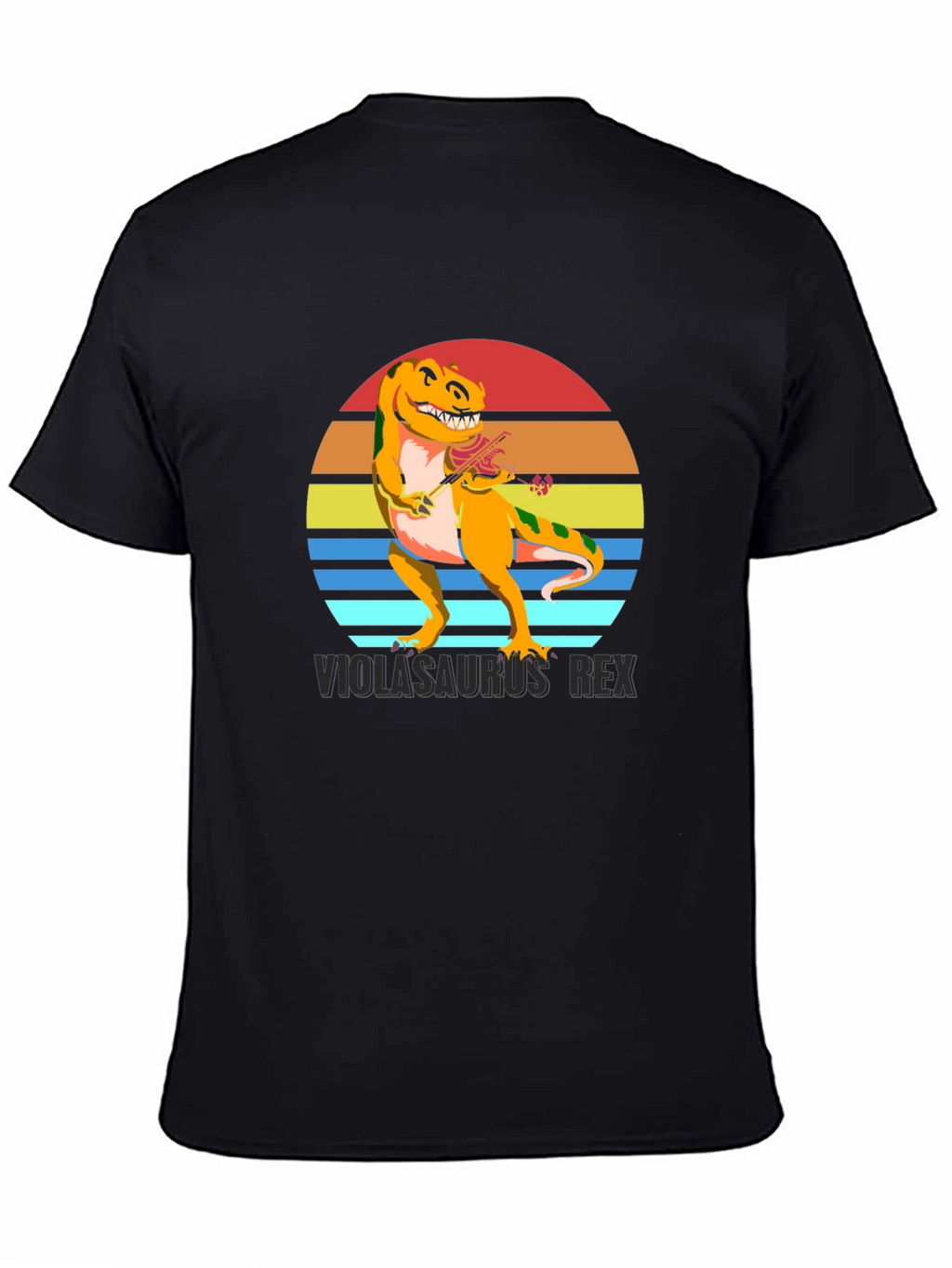 Violasaurus Rex T-Shirt - Dinosaur Musician Tee