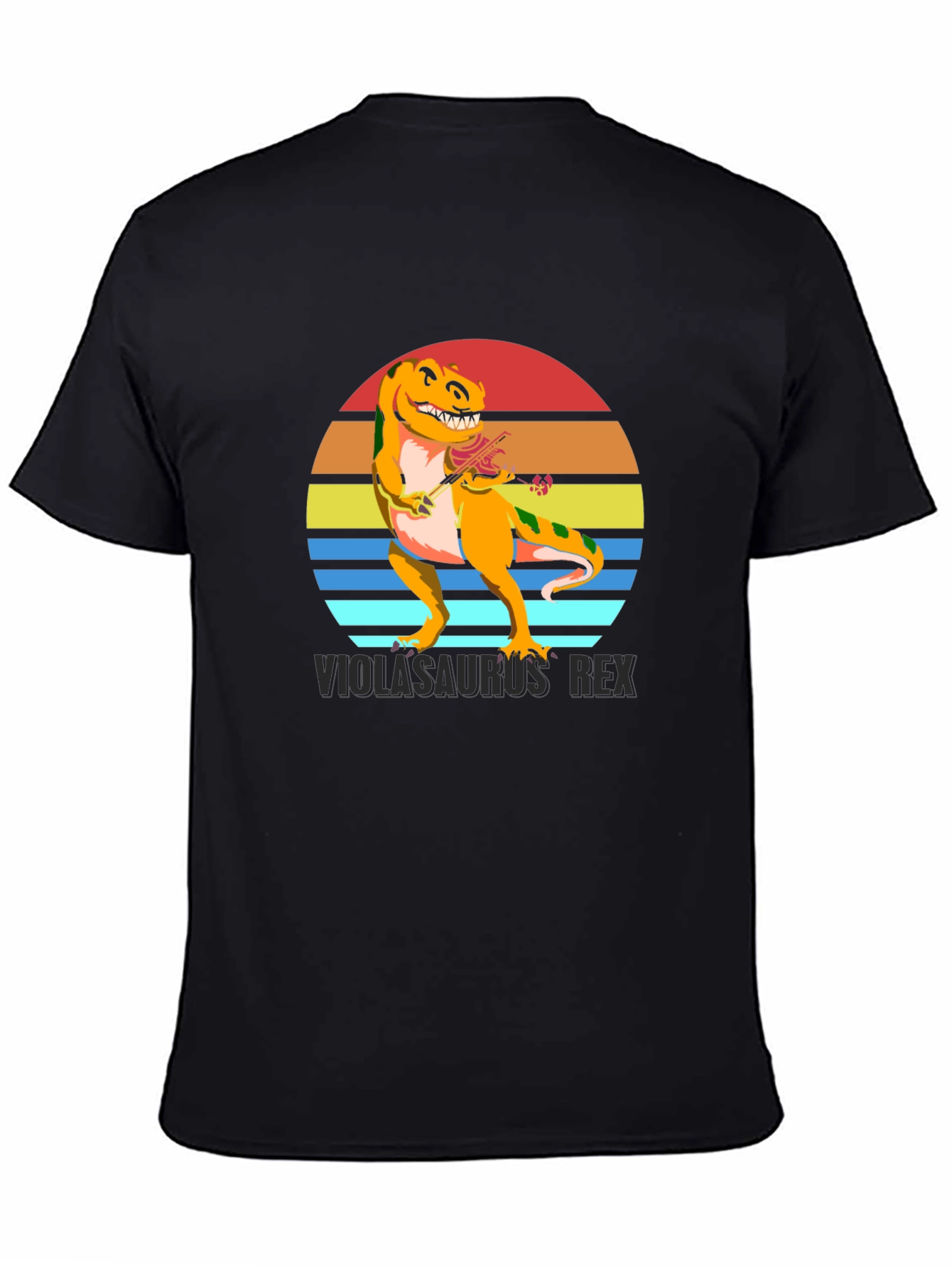 Violasaurus Rex T-Shirt - Dinosaur Musician Tee
