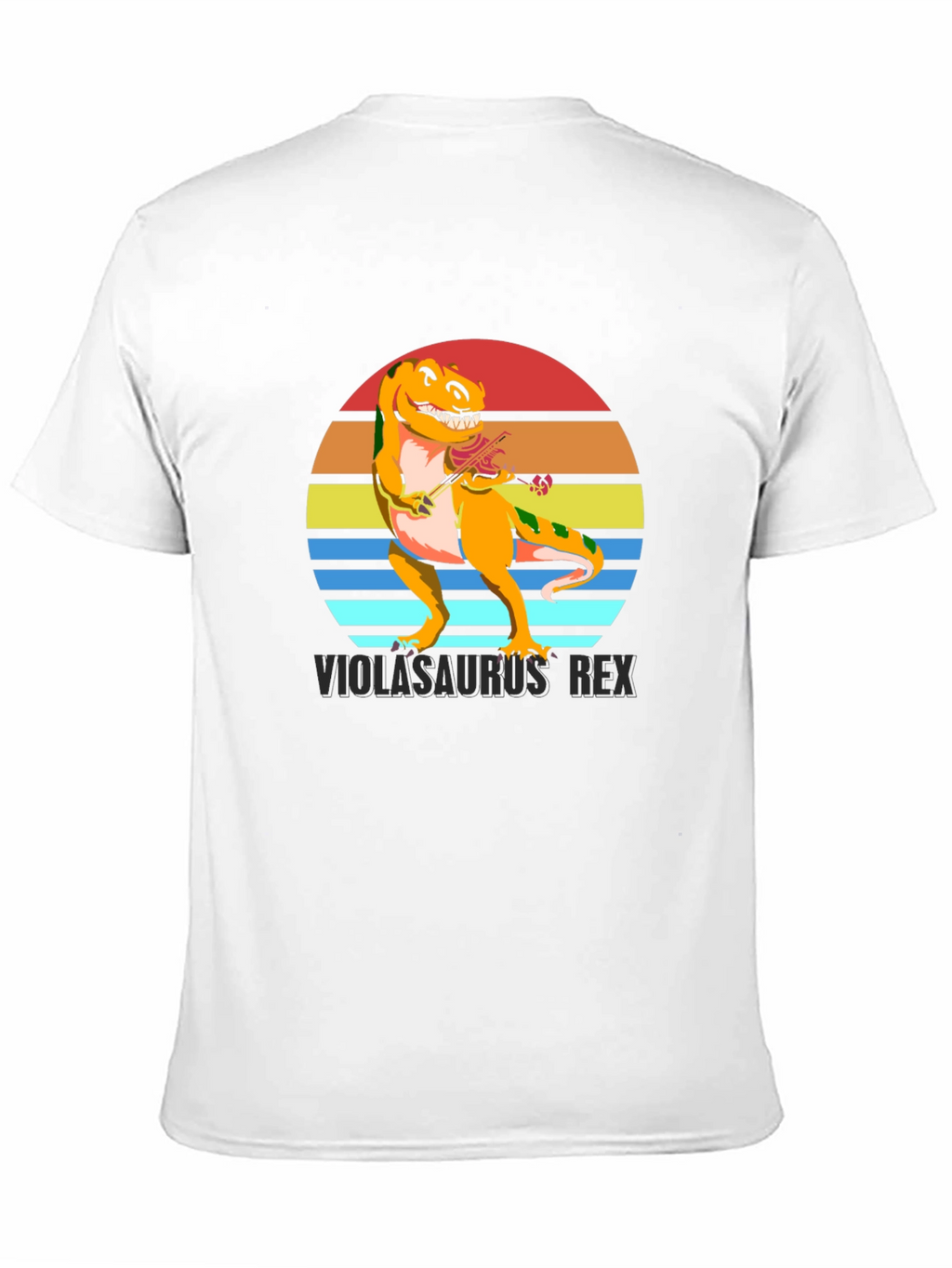 Violasaurus Rex T-Shirt - Dinosaur Musician Tee