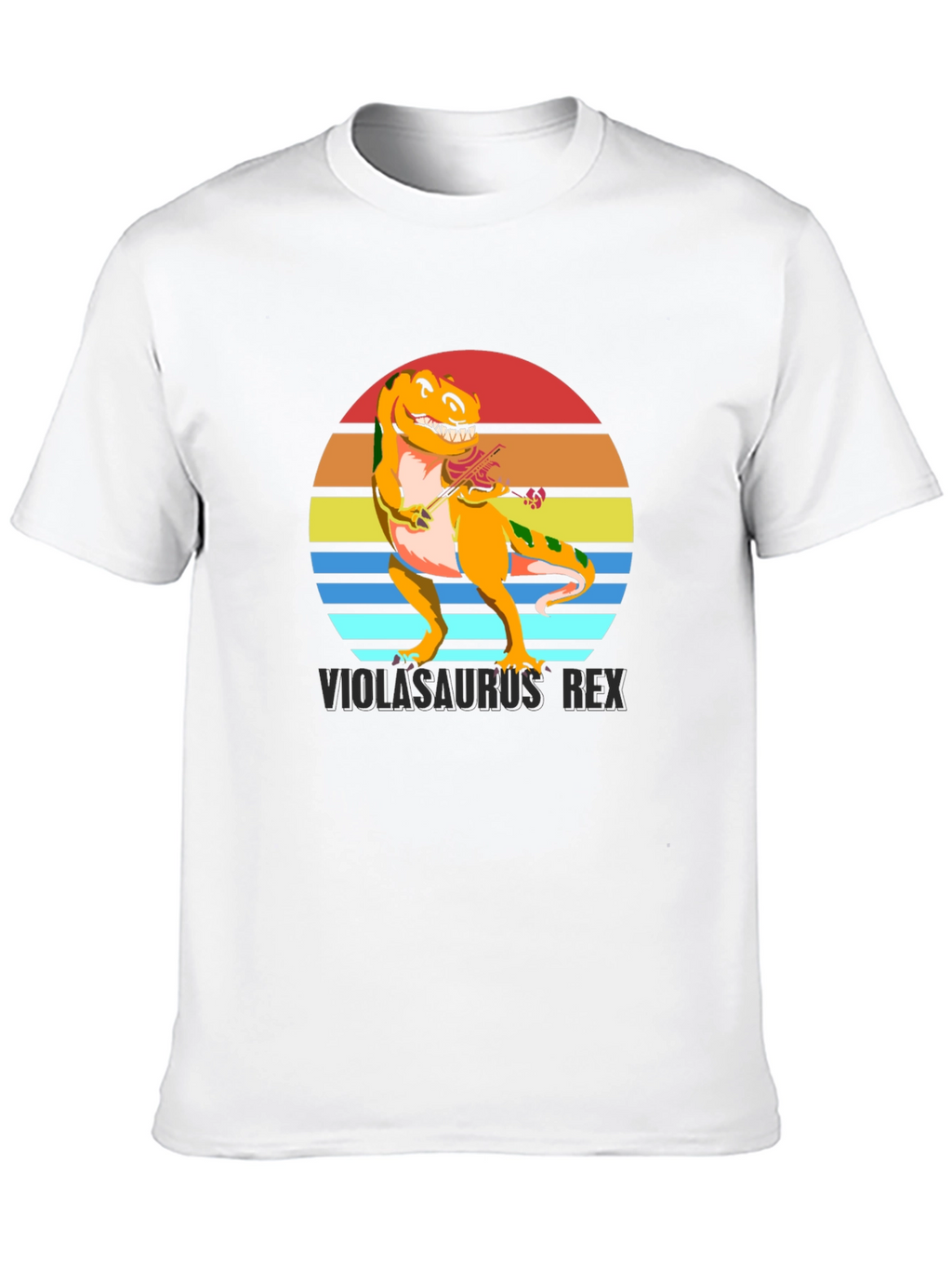 Violasaurus Rex T-Shirt - Dinosaur Musician Tee