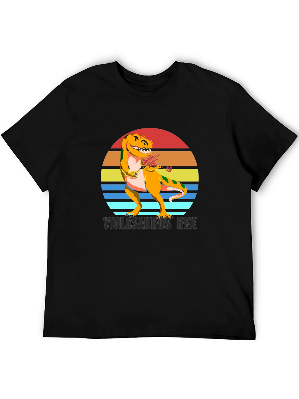 Violasaurus Rex T-Shirt - Dinosaur Musician Tee