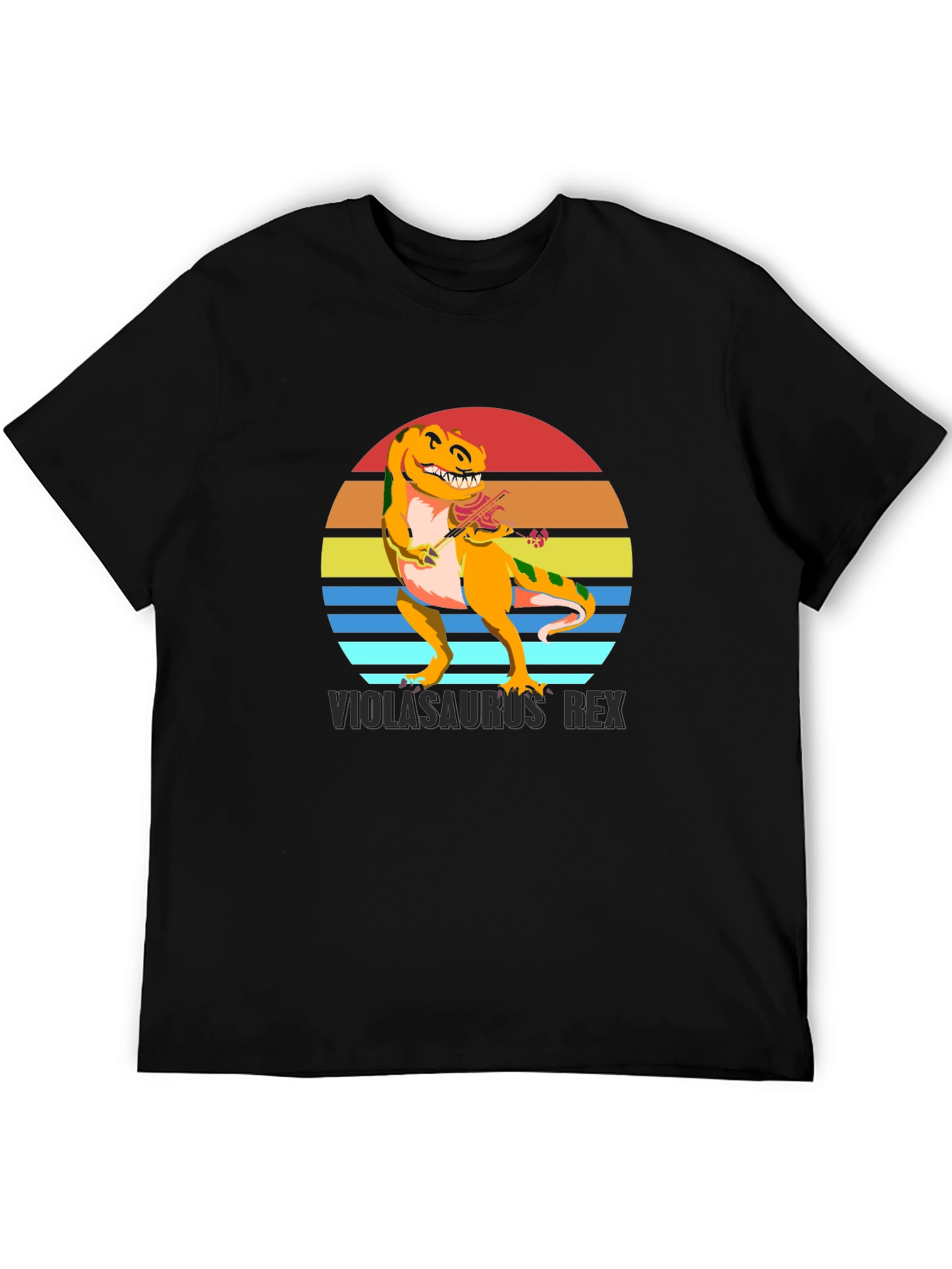 Violasaurus Rex T-Shirt - Dinosaur Musician Tee
