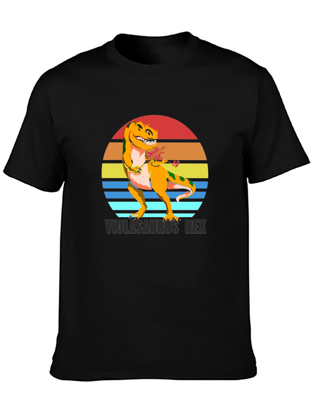 Violasaurus Rex T-Shirt - Dinosaur Musician Tee