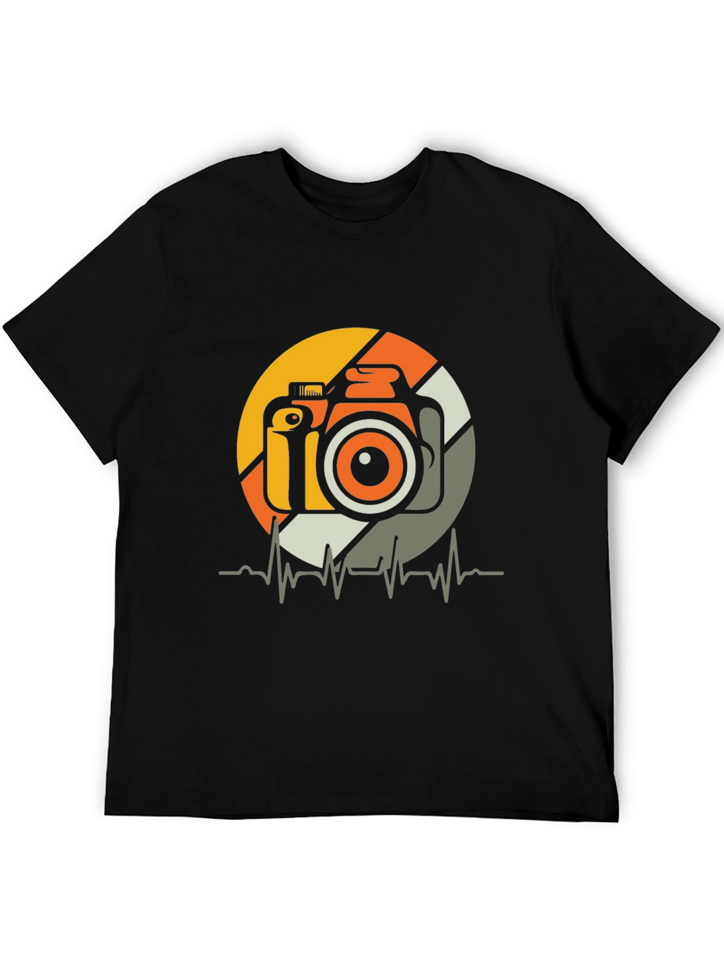Camera Heartbeat Graphic Tee - Photographer T-Shirt