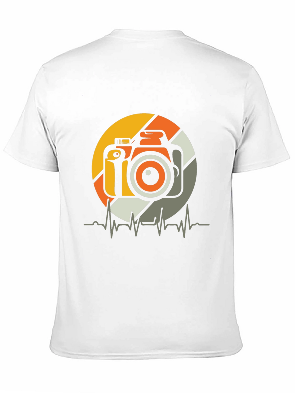 Camera Heartbeat Graphic Tee - Photographer T-Shirt