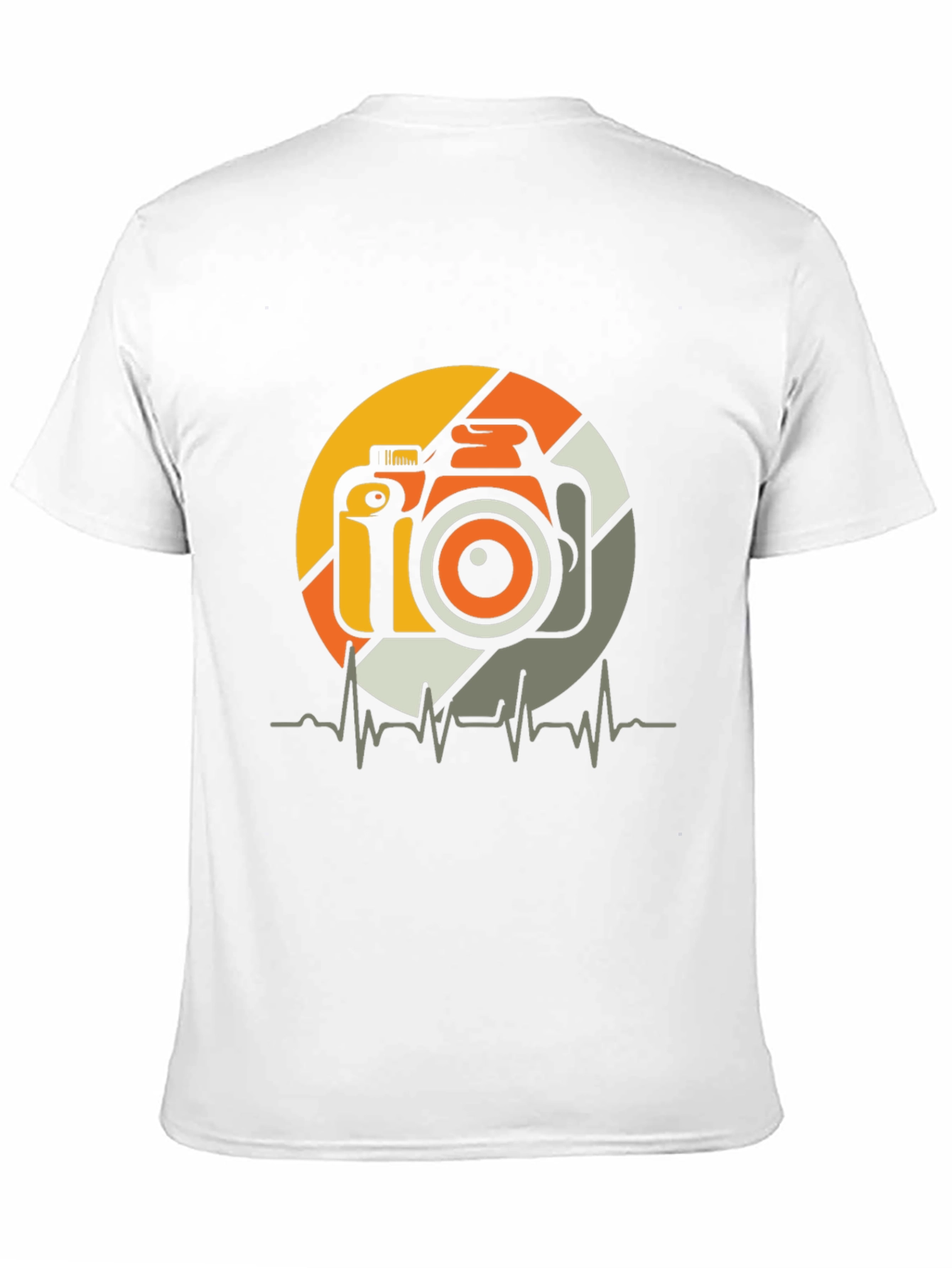 Camera Heartbeat Graphic Tee - Photographer T-Shirt