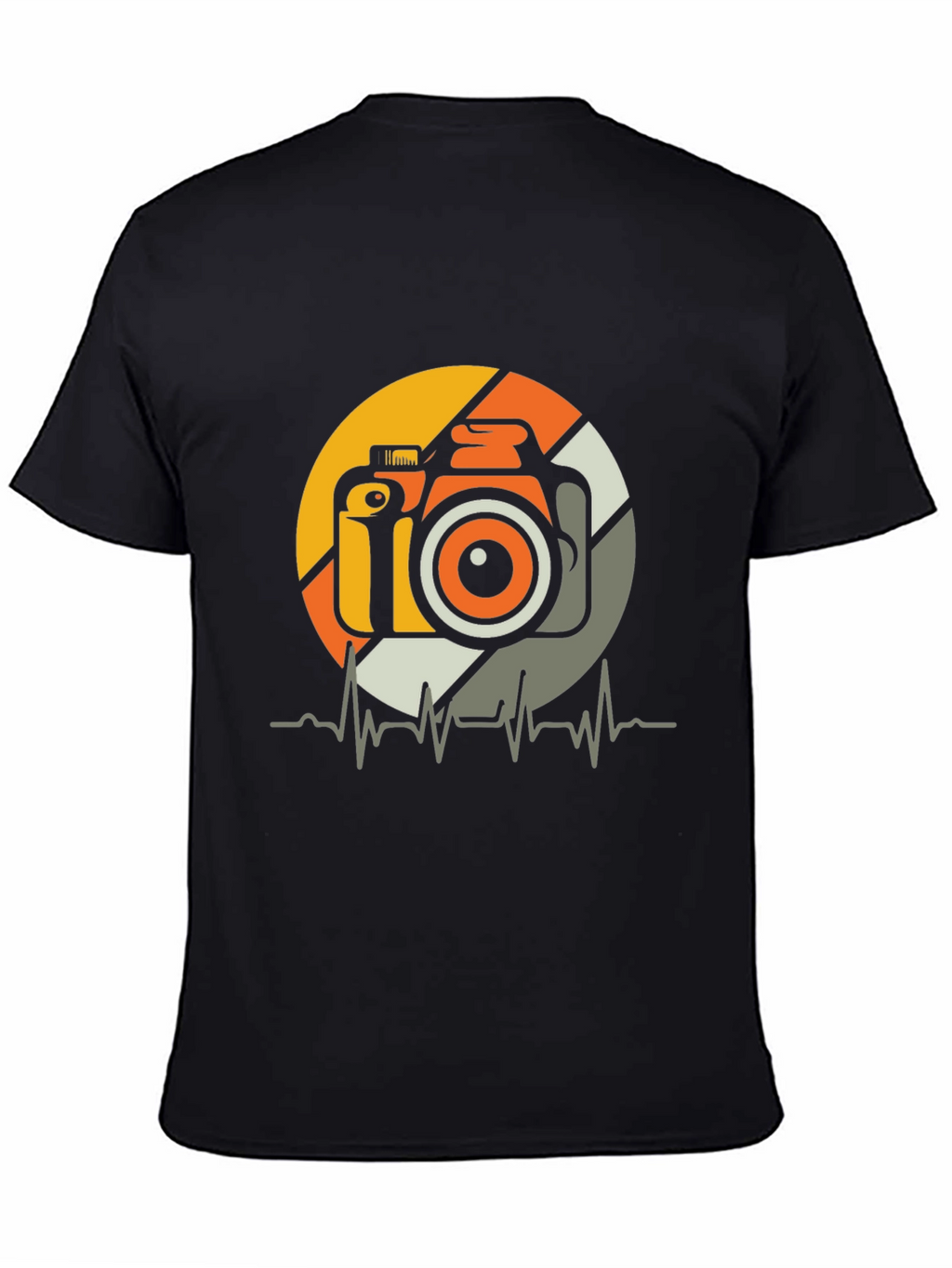 Camera Heartbeat Graphic Tee - Photographer T-Shirt