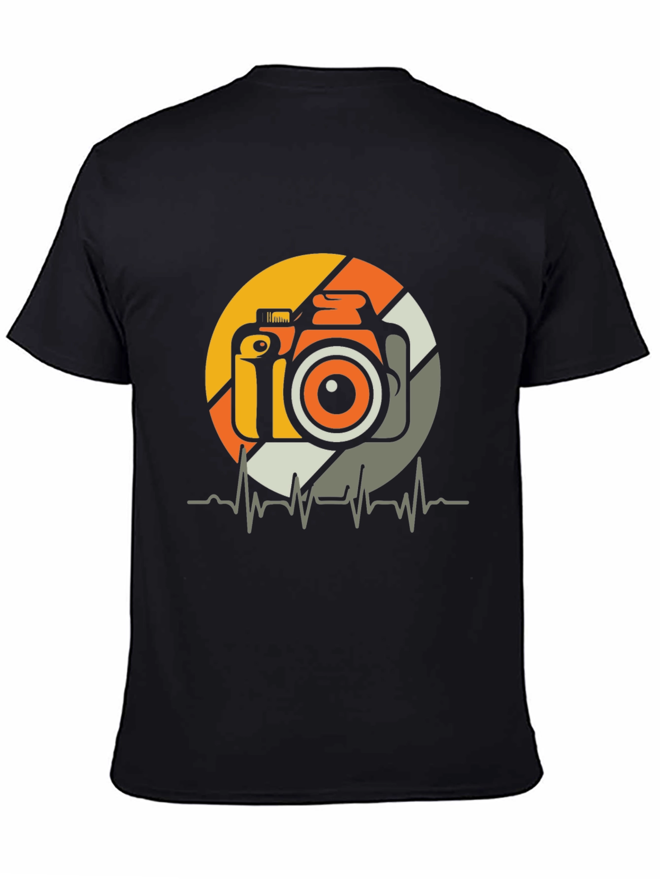 Camera Heartbeat Graphic Tee - Photographer T-Shirt