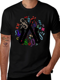 Musical Saxophone Graphic T-Shirt