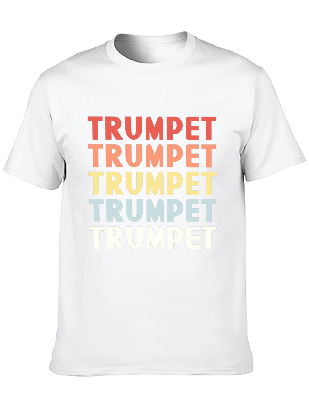 Trumpet Graphic T-Shirt - Retro Design