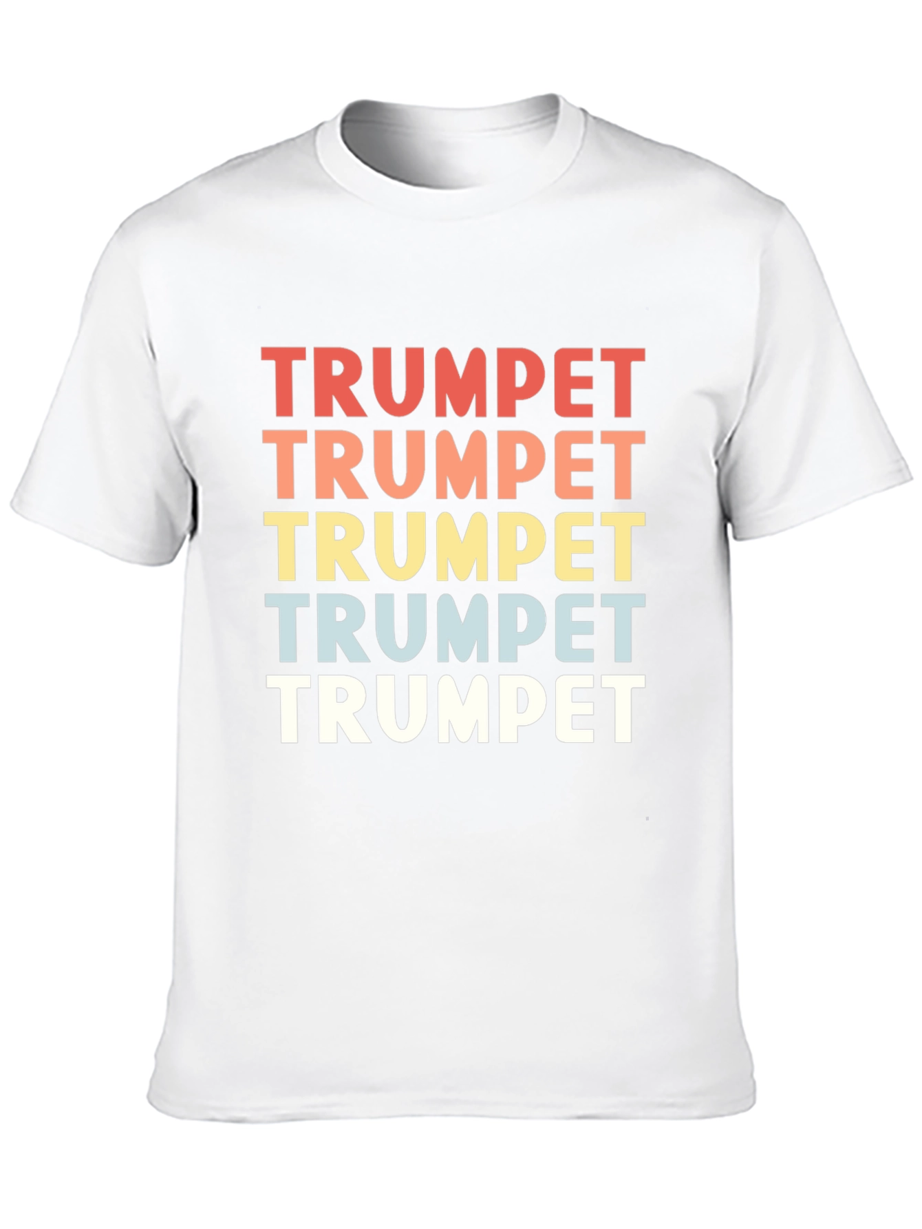 Trumpet Graphic T-Shirt - Retro Design