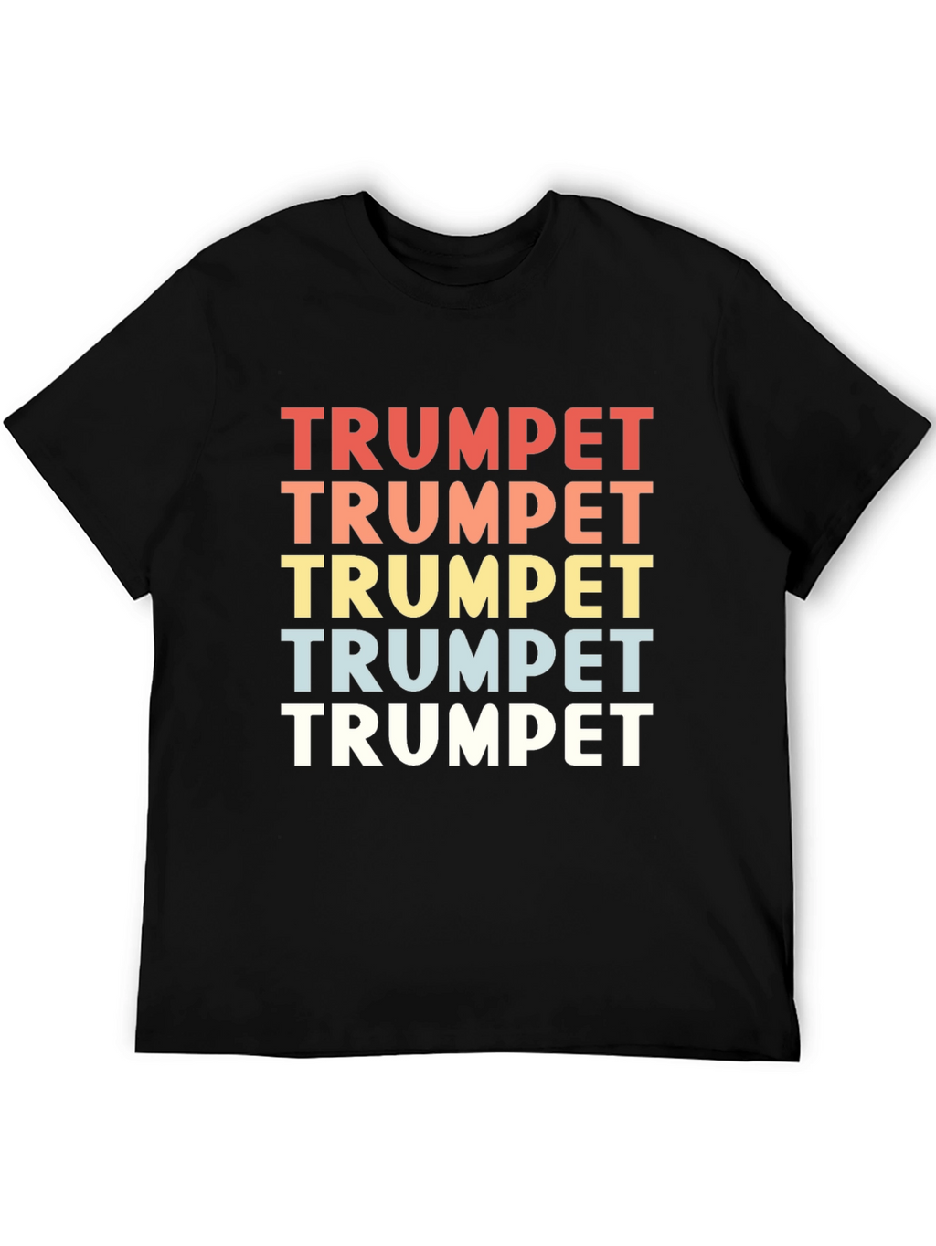 Trumpet Graphic T-Shirt - Retro Design