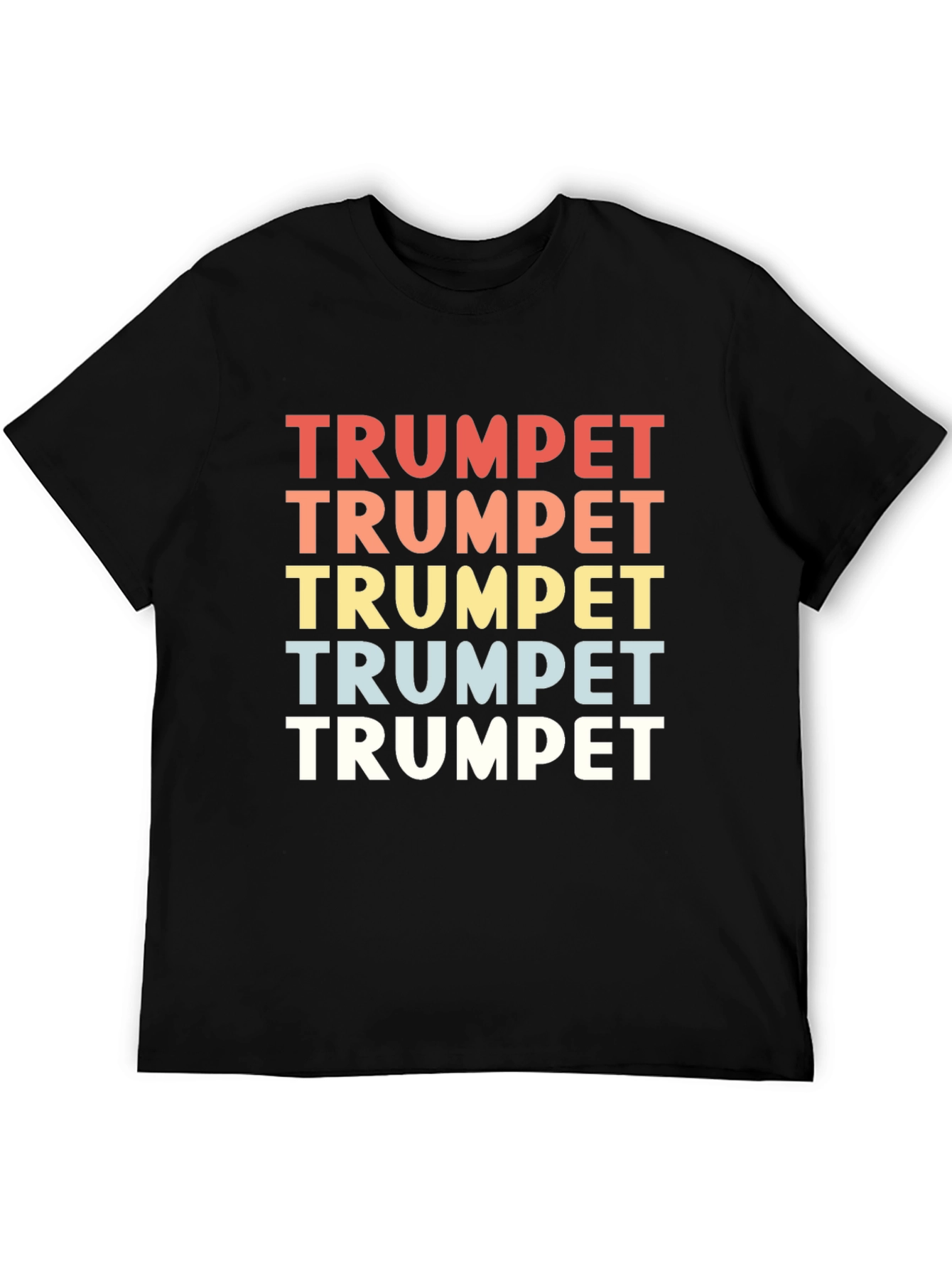 Trumpet Graphic T-Shirt - Retro Design
