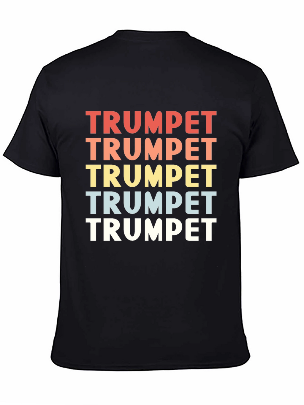Trumpet Graphic T-Shirt - Retro Design