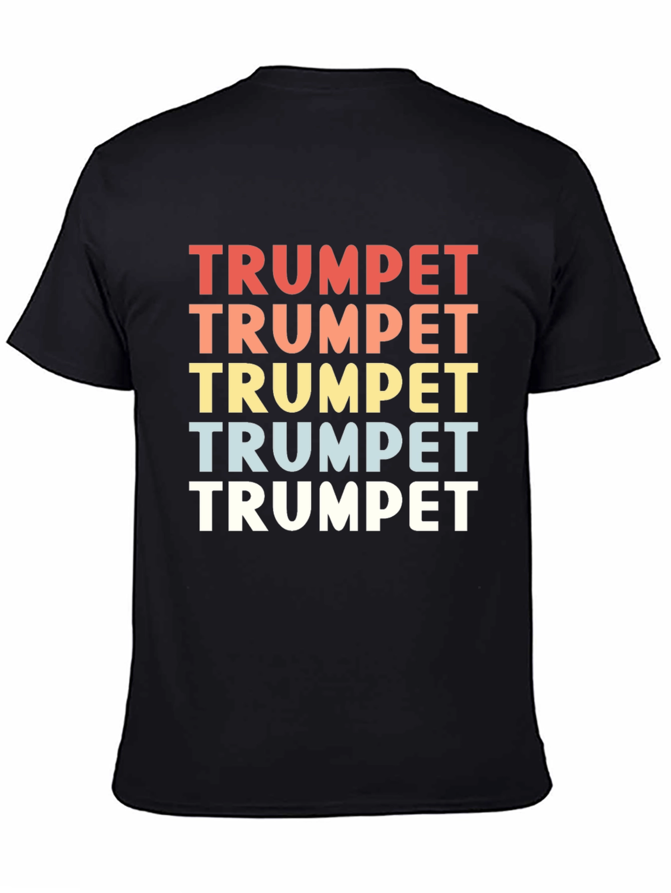Trumpet Graphic T-Shirt - Retro Design