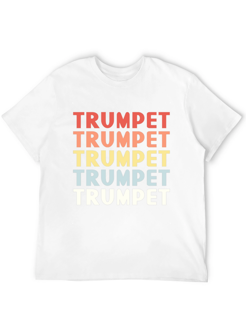 Trumpet Graphic T-Shirt - Retro Design