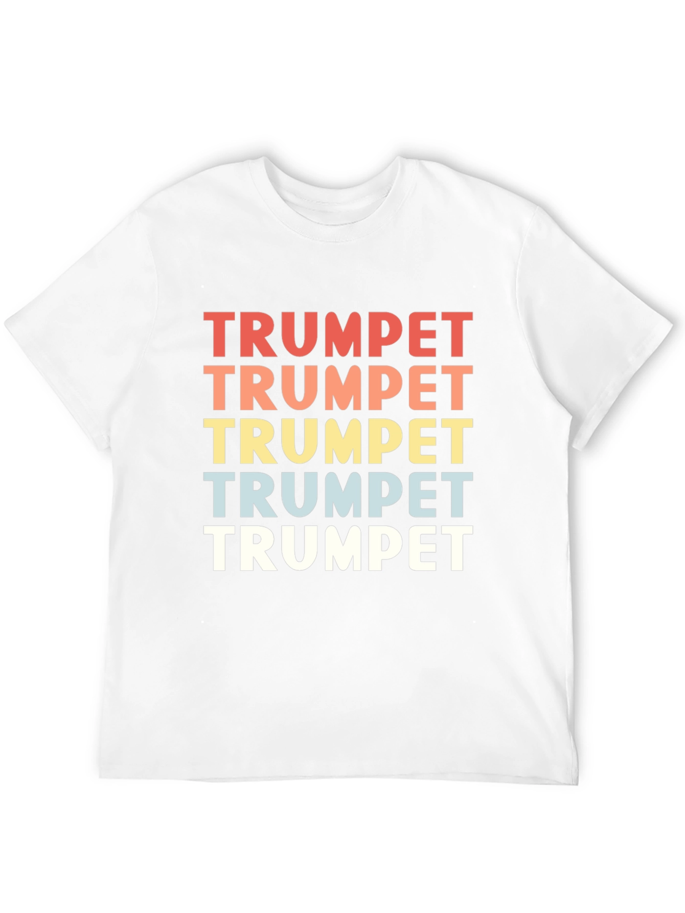 Trumpet Graphic T-Shirt - Retro Design