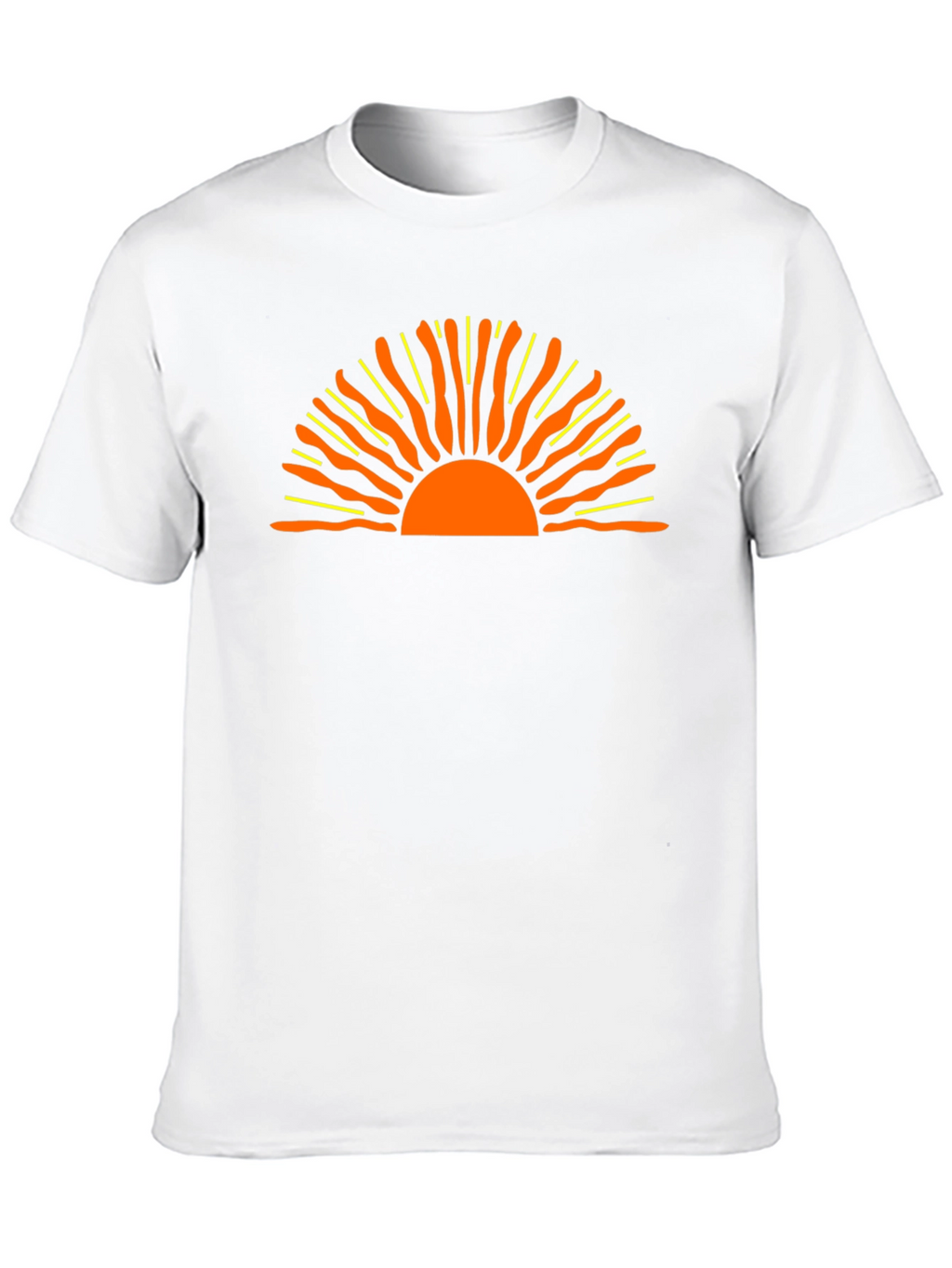 Sunset Graphic Black Tee