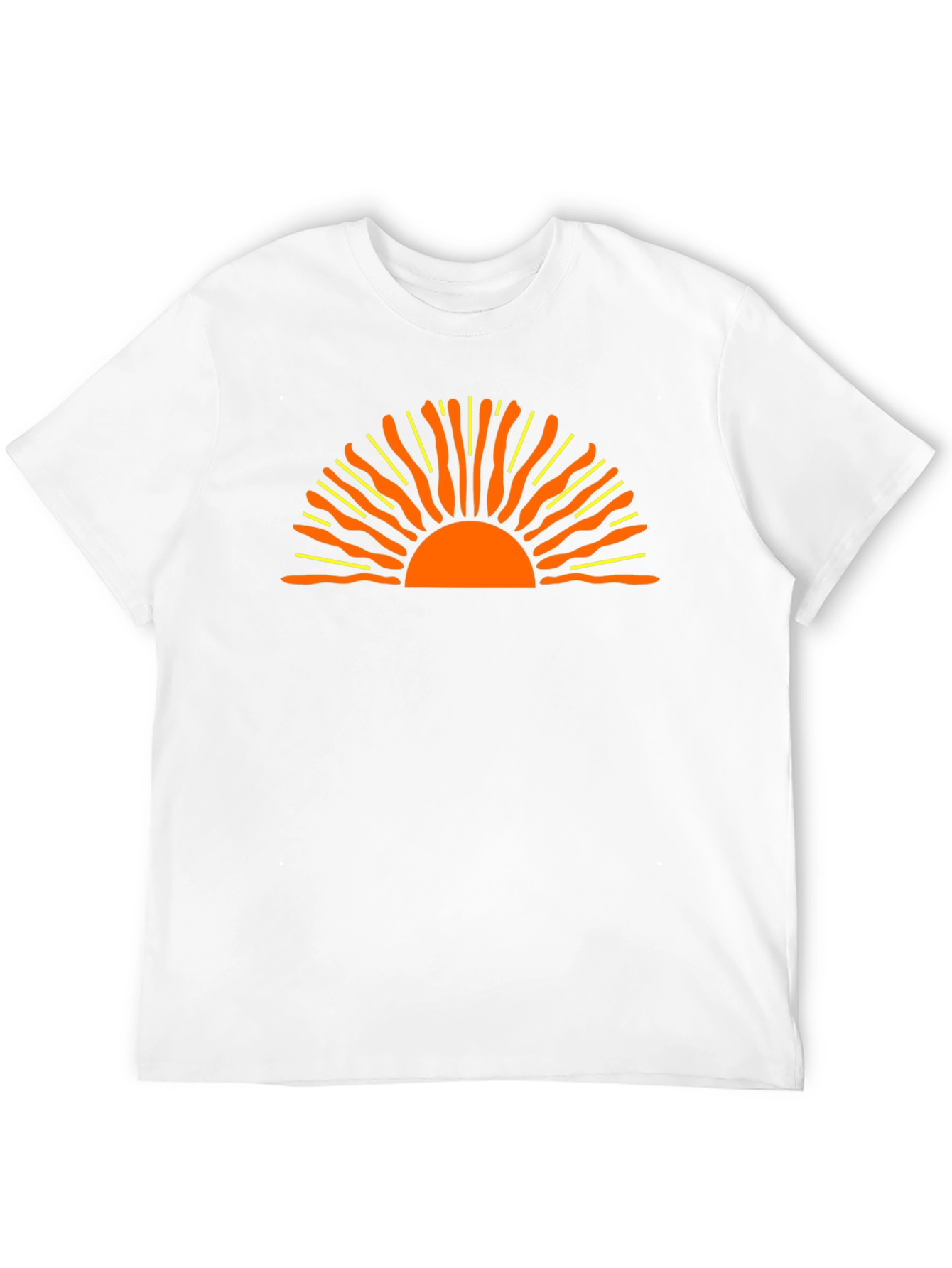 Sunset Graphic Black Tee