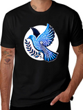 Tech Peace Dove Black T-Shirt