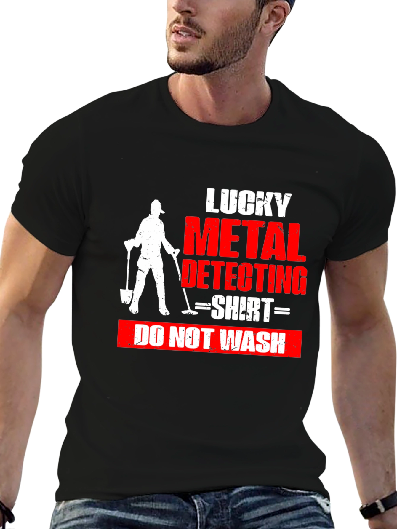 Lucky Metal Detecting Shirt - Do Not Wash