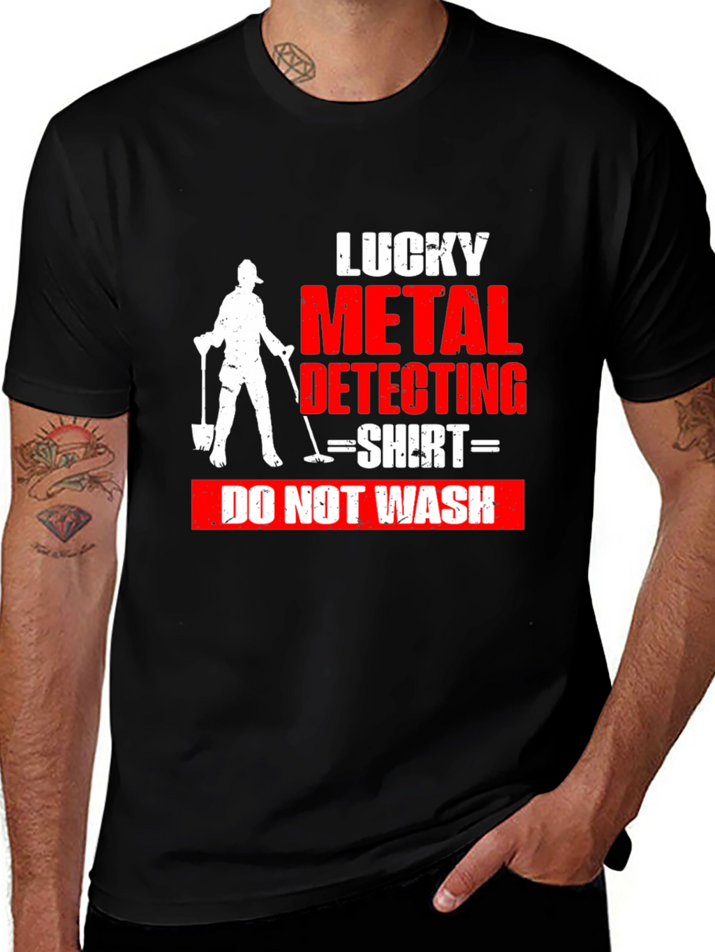 Lucky Metal Detecting Shirt - Do Not Wash