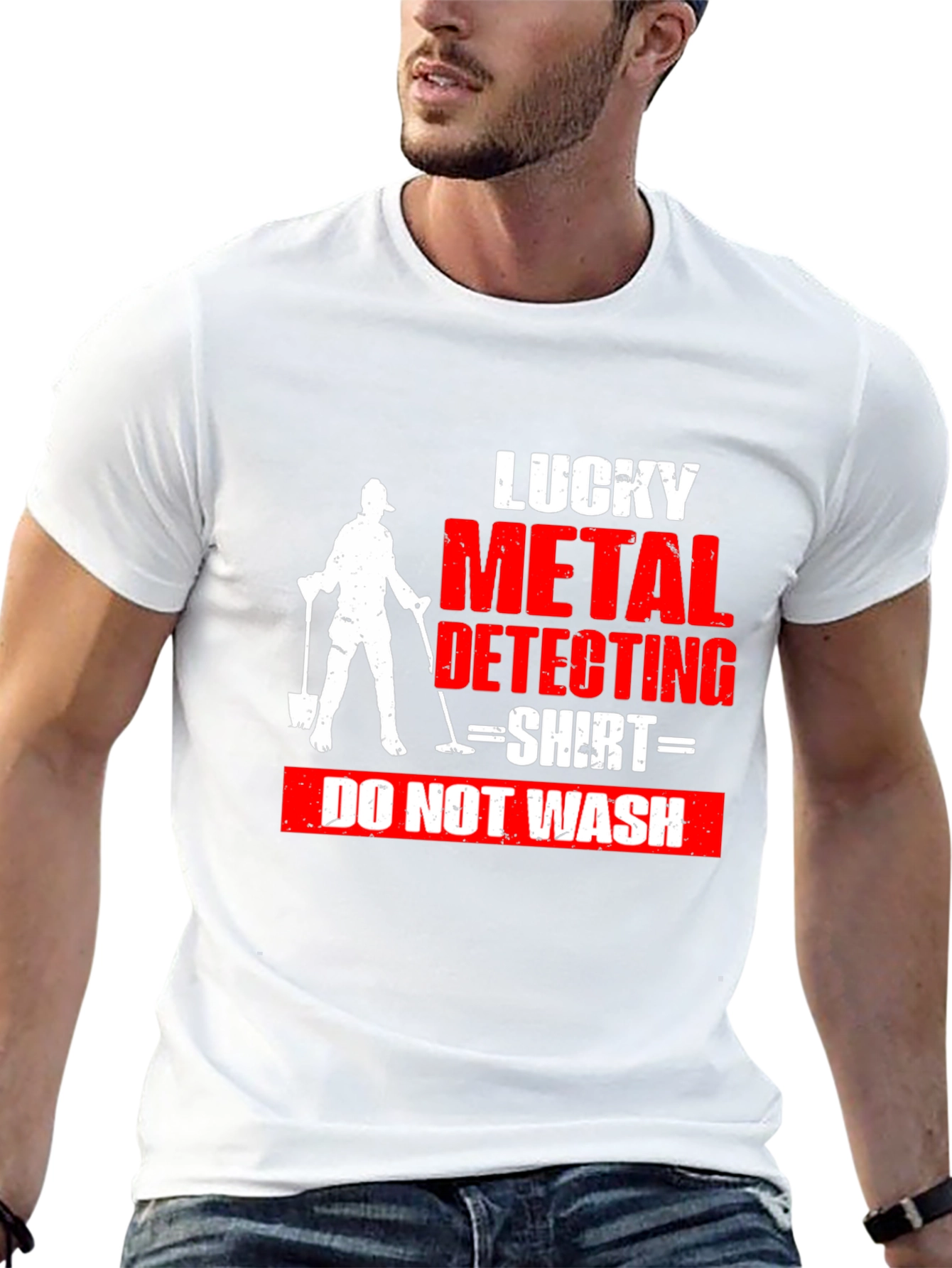 Lucky Metal Detecting Shirt - Do Not Wash