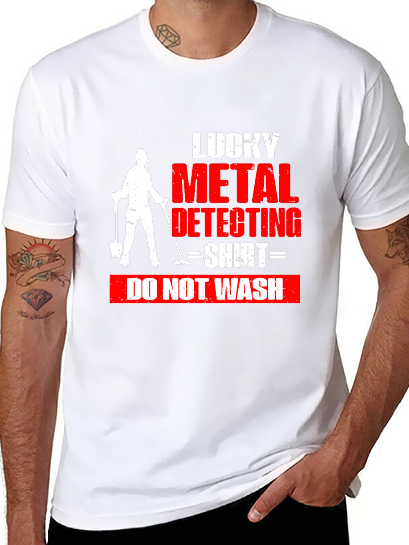 Lucky Metal Detecting Shirt - Do Not Wash