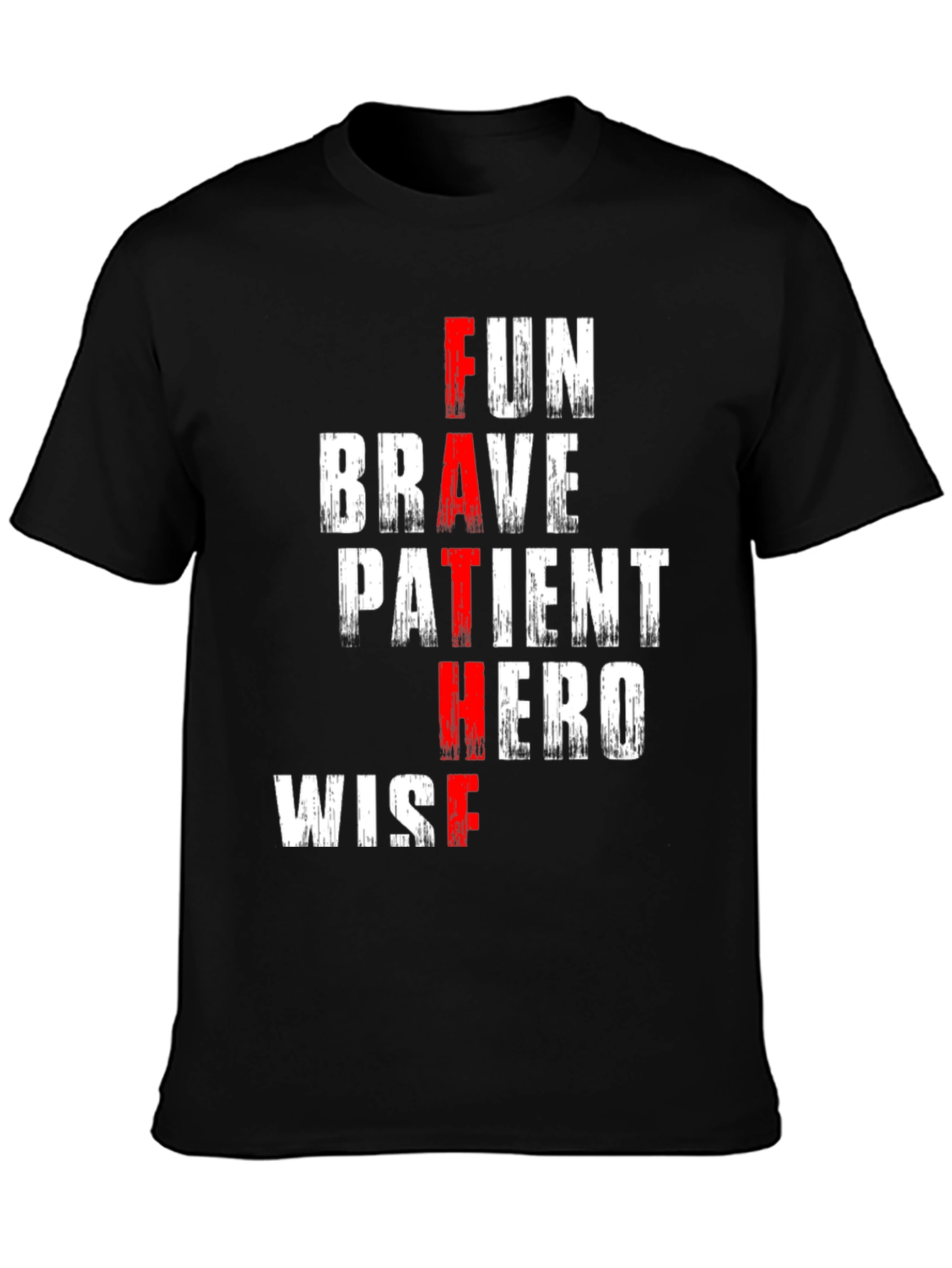 Fun Brave Father Hero Wise T-Shirt