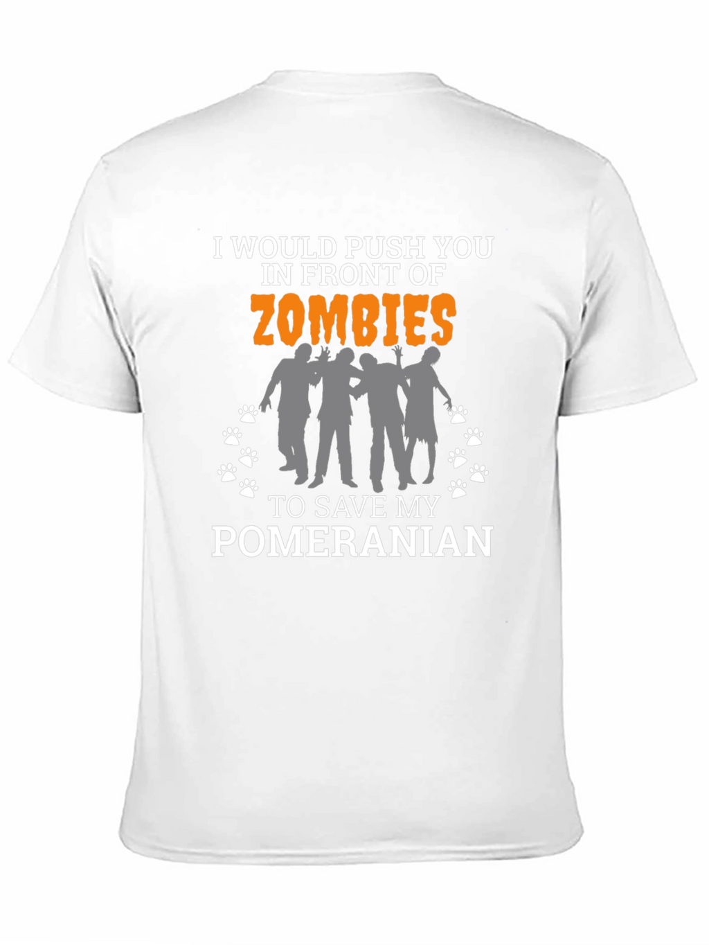 Zombie Pomeranian Graphic Tee
