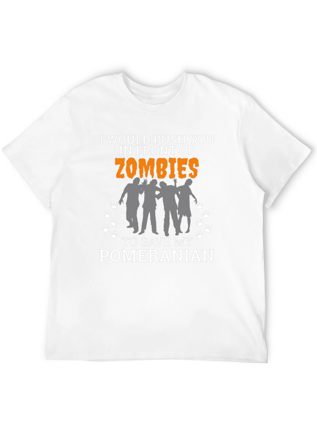 Zombie Pomeranian Graphic Tee
