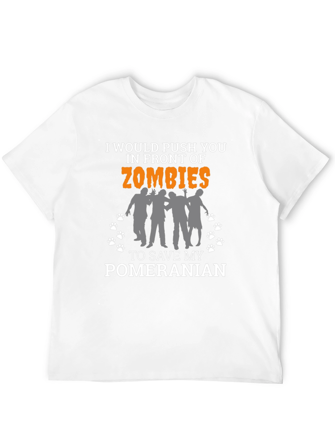 Zombie Pomeranian Graphic Tee