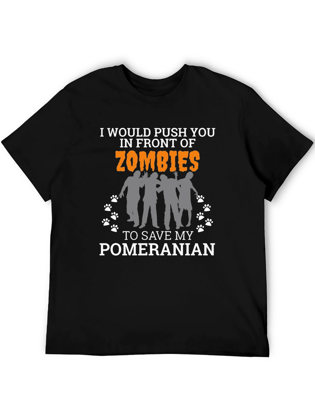 Zombie Pomeranian Graphic Tee