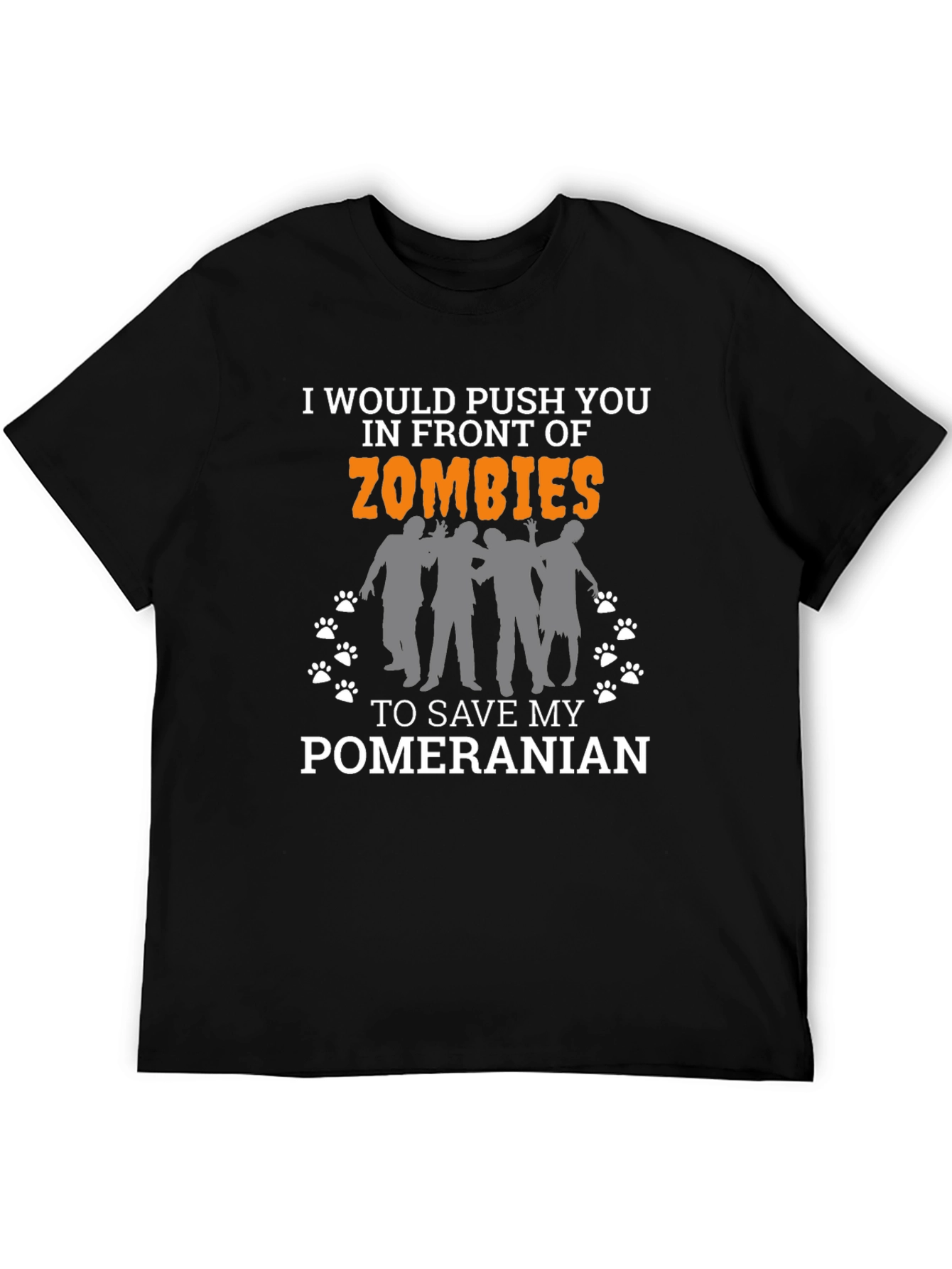 Zombie Pomeranian Graphic Tee