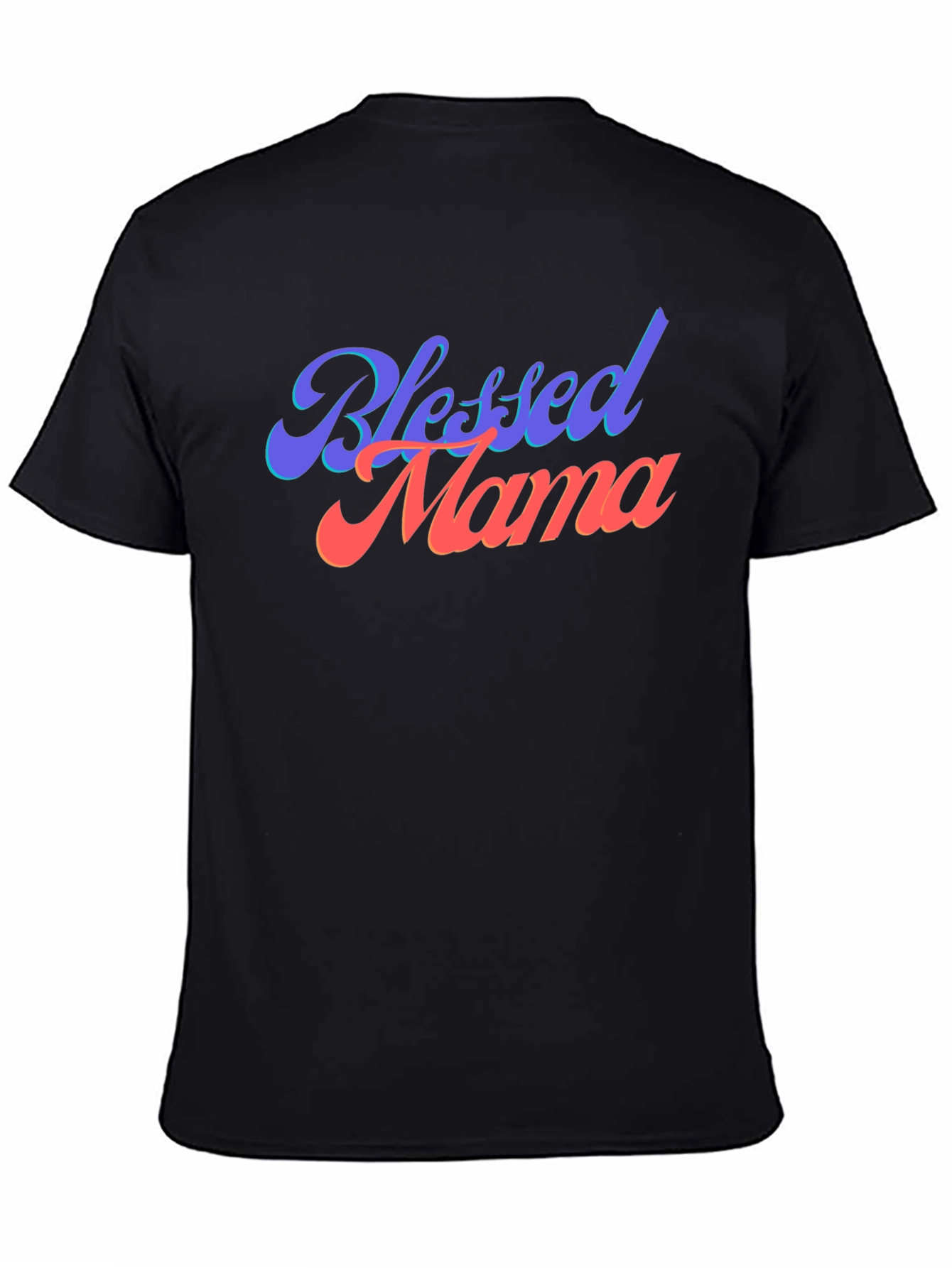 Blessed Mama Black T-Shirt Graphic Tee
