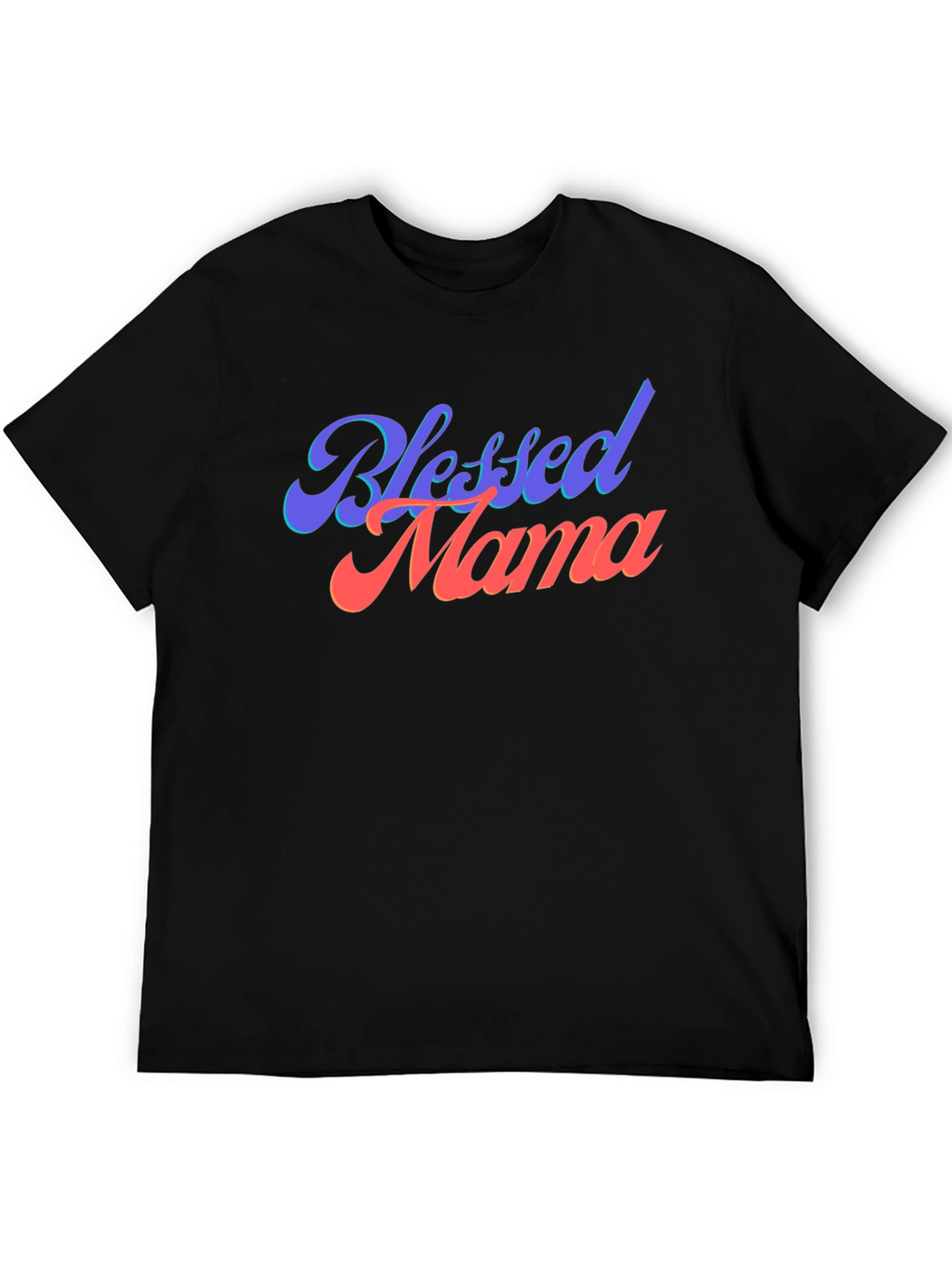 Blessed Mama Black T-Shirt Graphic Tee