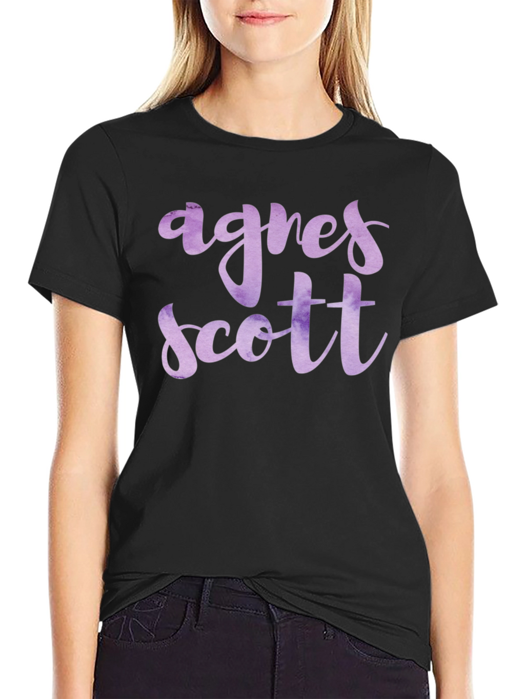 Agnes Scott Black T-Shirt