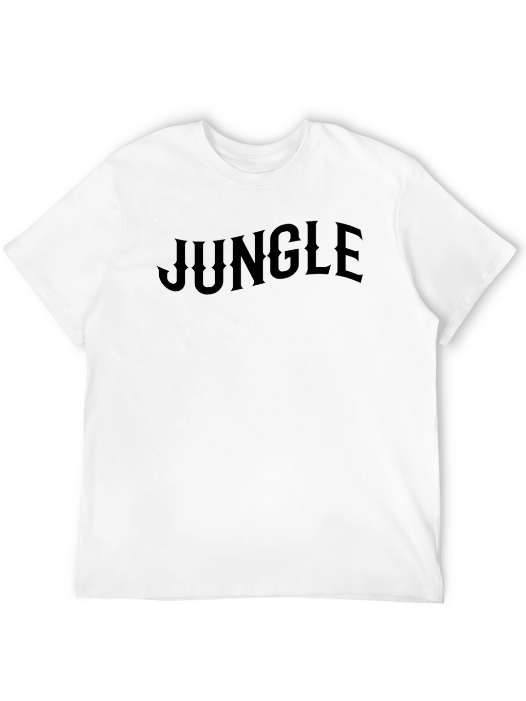Jungle Graphic Tee - Mens Black Crew Neck T-Shirt
