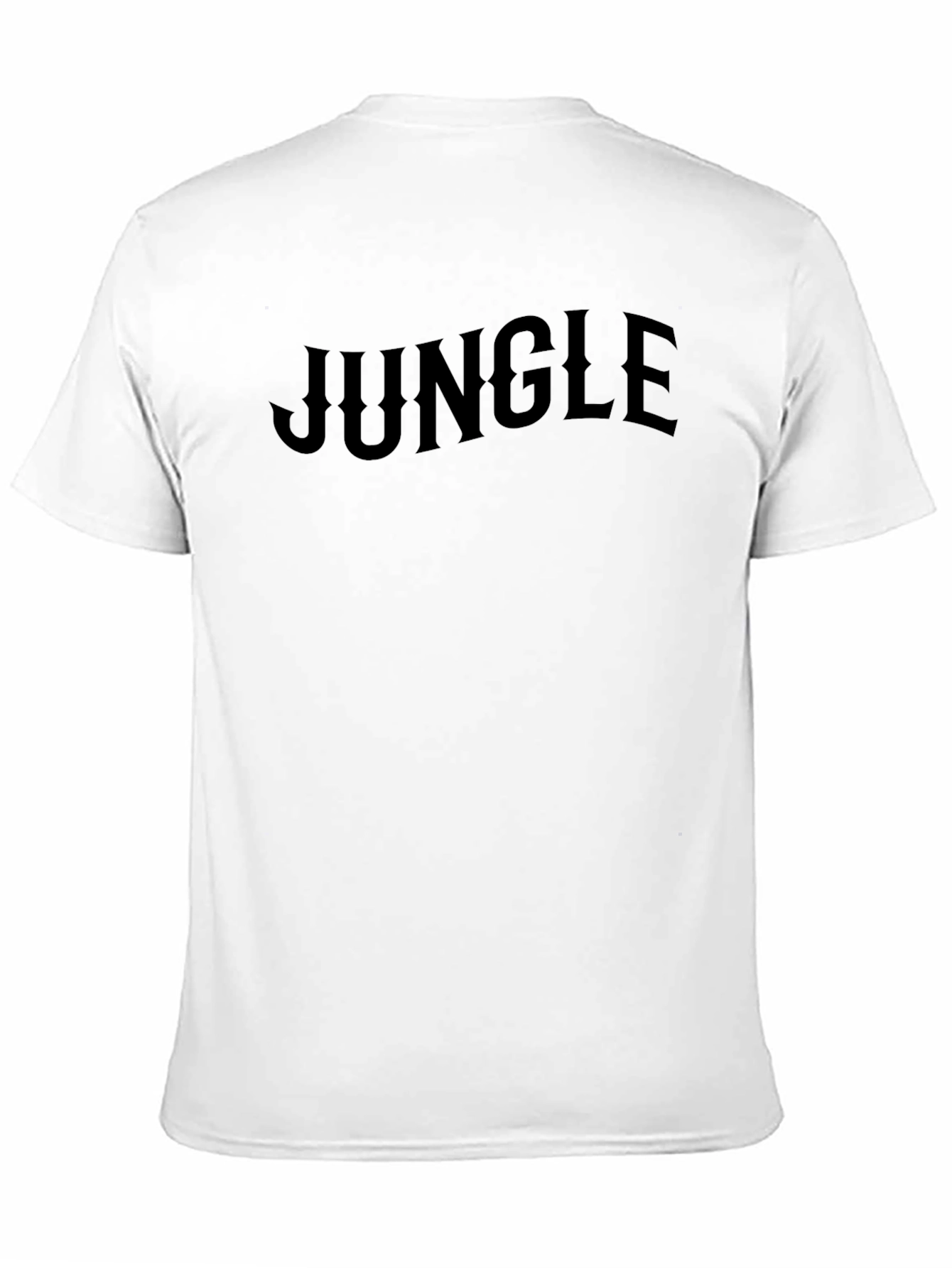 Jungle Graphic Tee - Mens Black Crew Neck T-Shirt